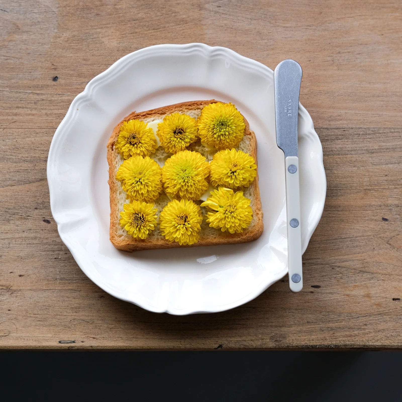 Bistrot Vintage Uni, Blanc - Tartineur - Image 4