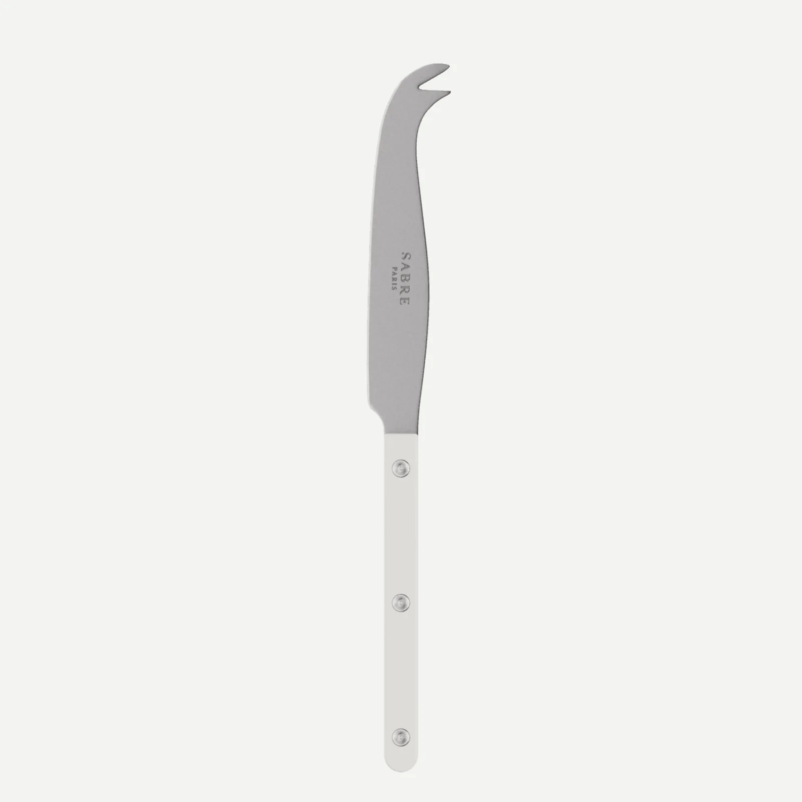 Bistrot Vintage Uni, Blanc - Couteau à fromage GM