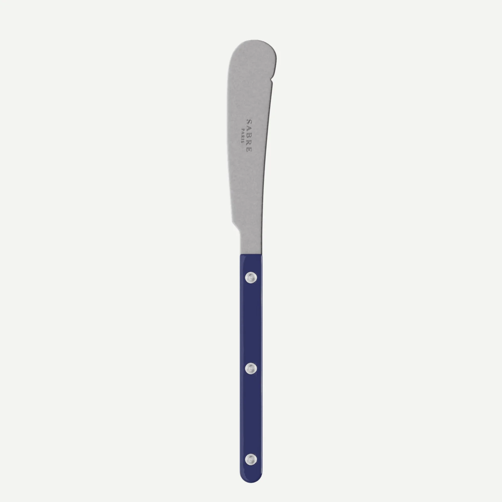Bistrot Vintage Uni, Bleu marine - Couteau à beurre