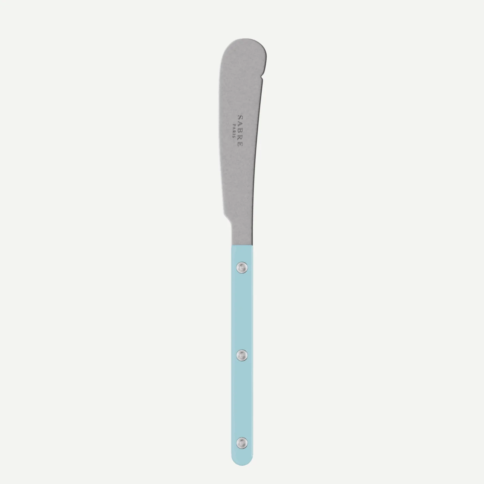 Bistrot Vintage Uni, Bleu pastel - Couteau à beurre