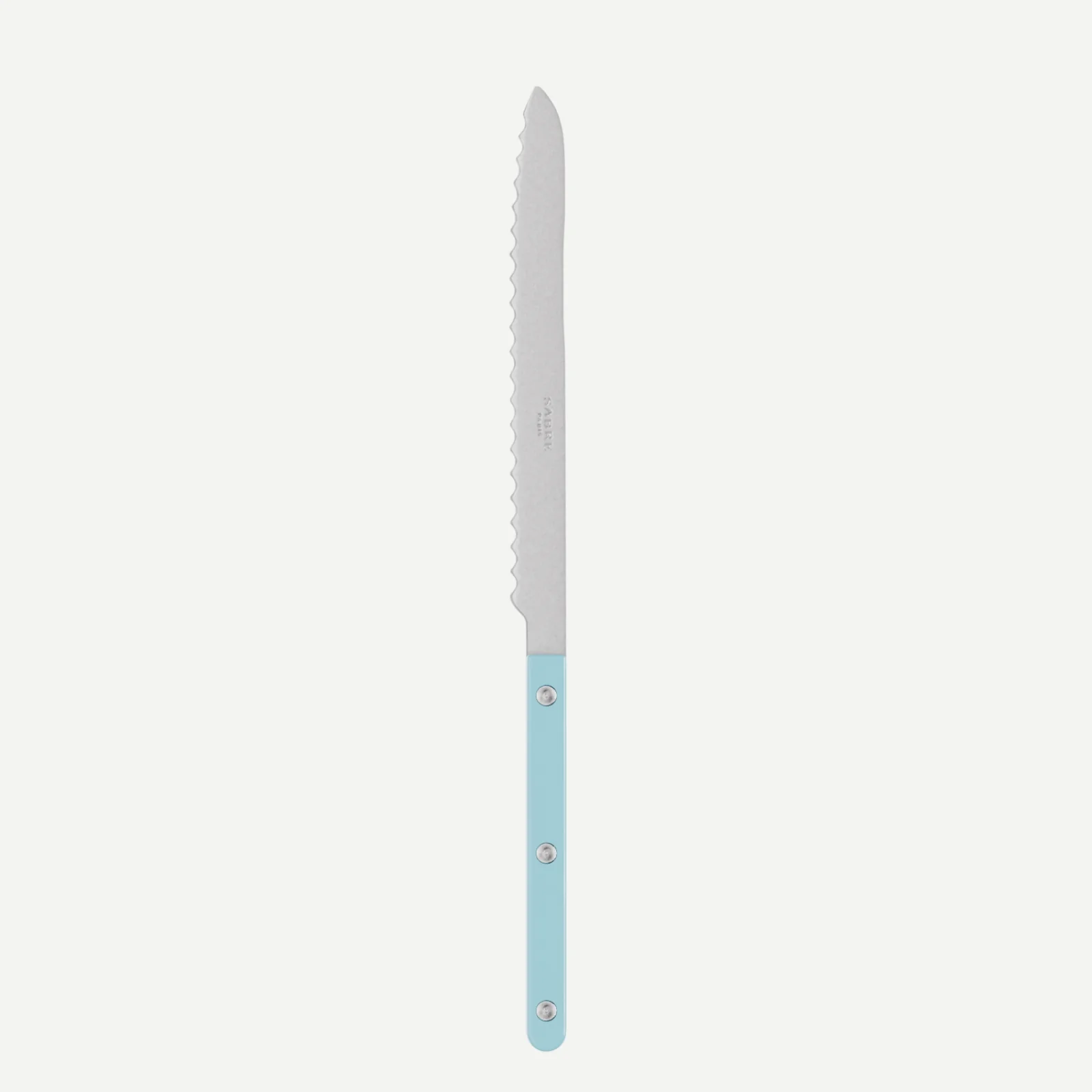 Bistrot Vintage Uni, Bleu pastel - Couteau à pain