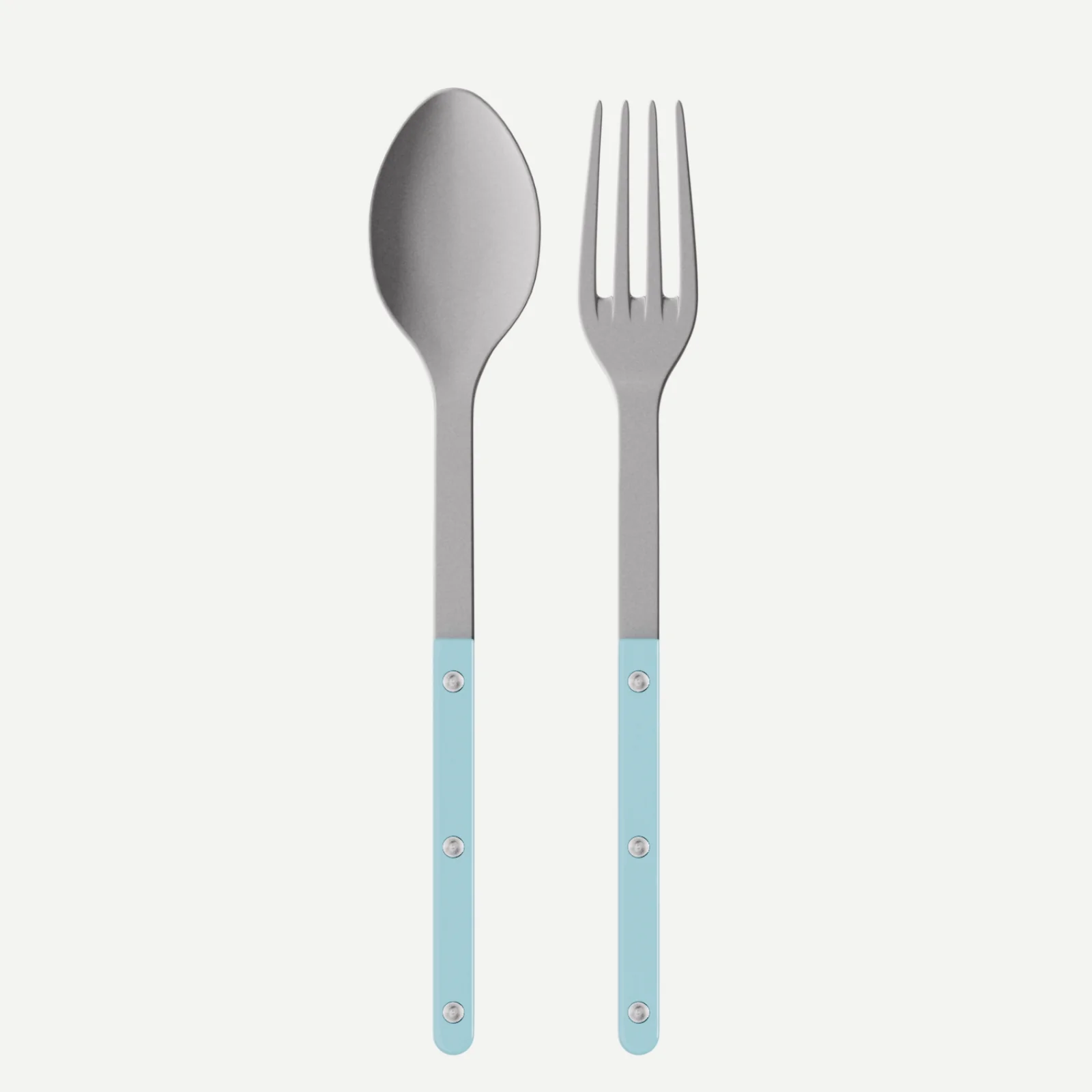 Bistrot Vintage Uni, Bleu pastel - Couverts de service