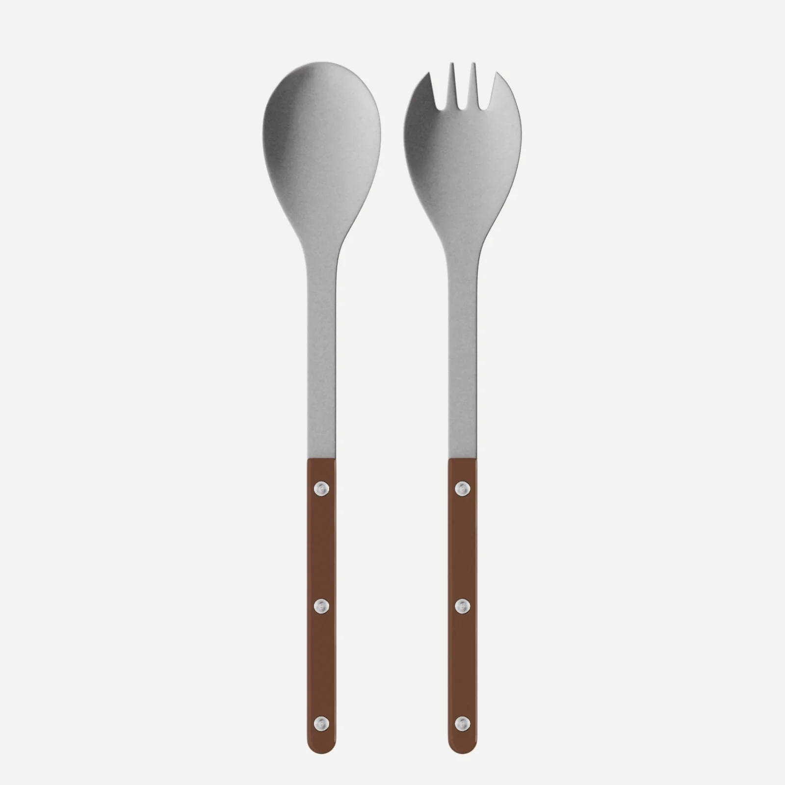 Bistrot Vintage Uni, Chocolat - Couverts à salade