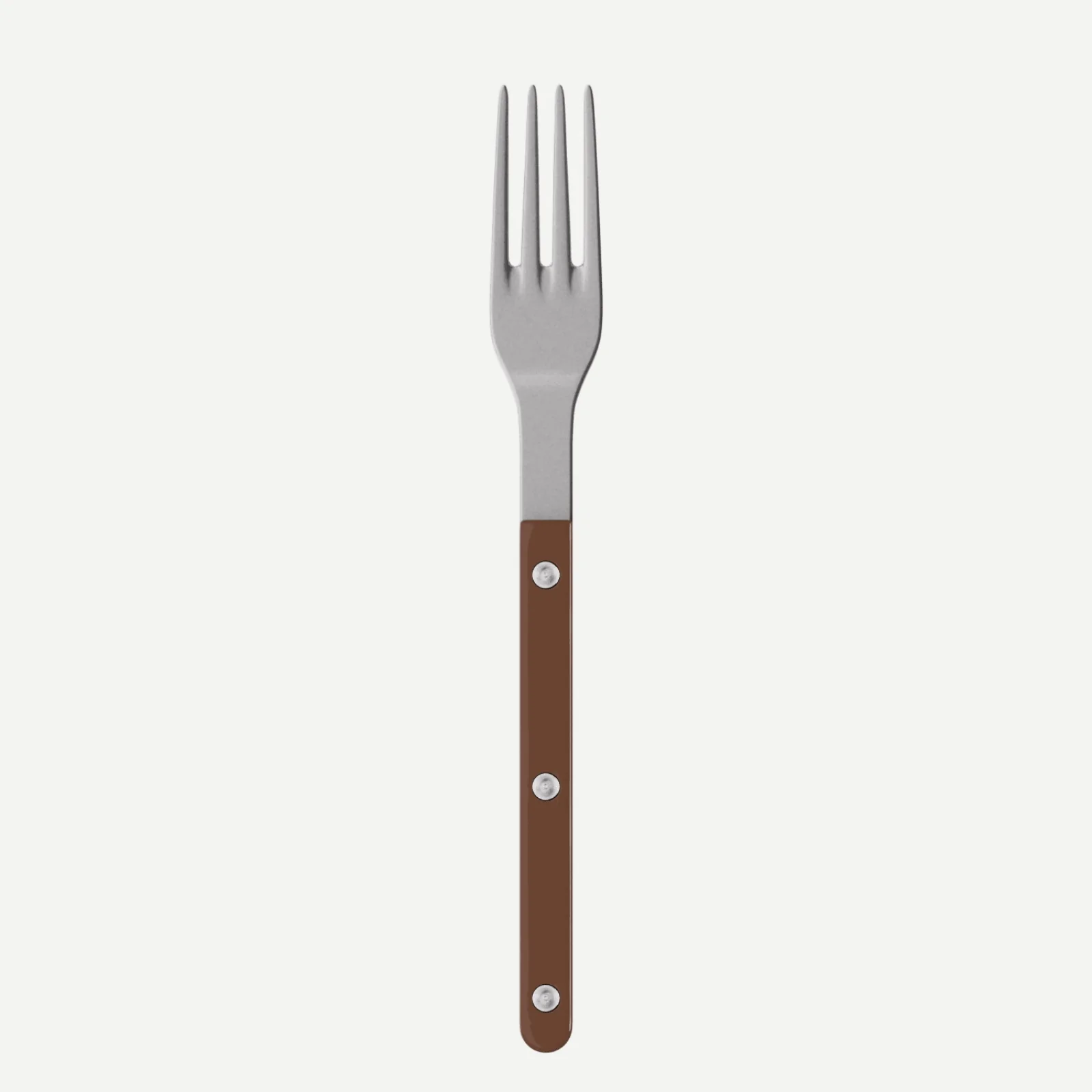 Bistrot Vintage Uni, Chocolat - Fourchette de table
