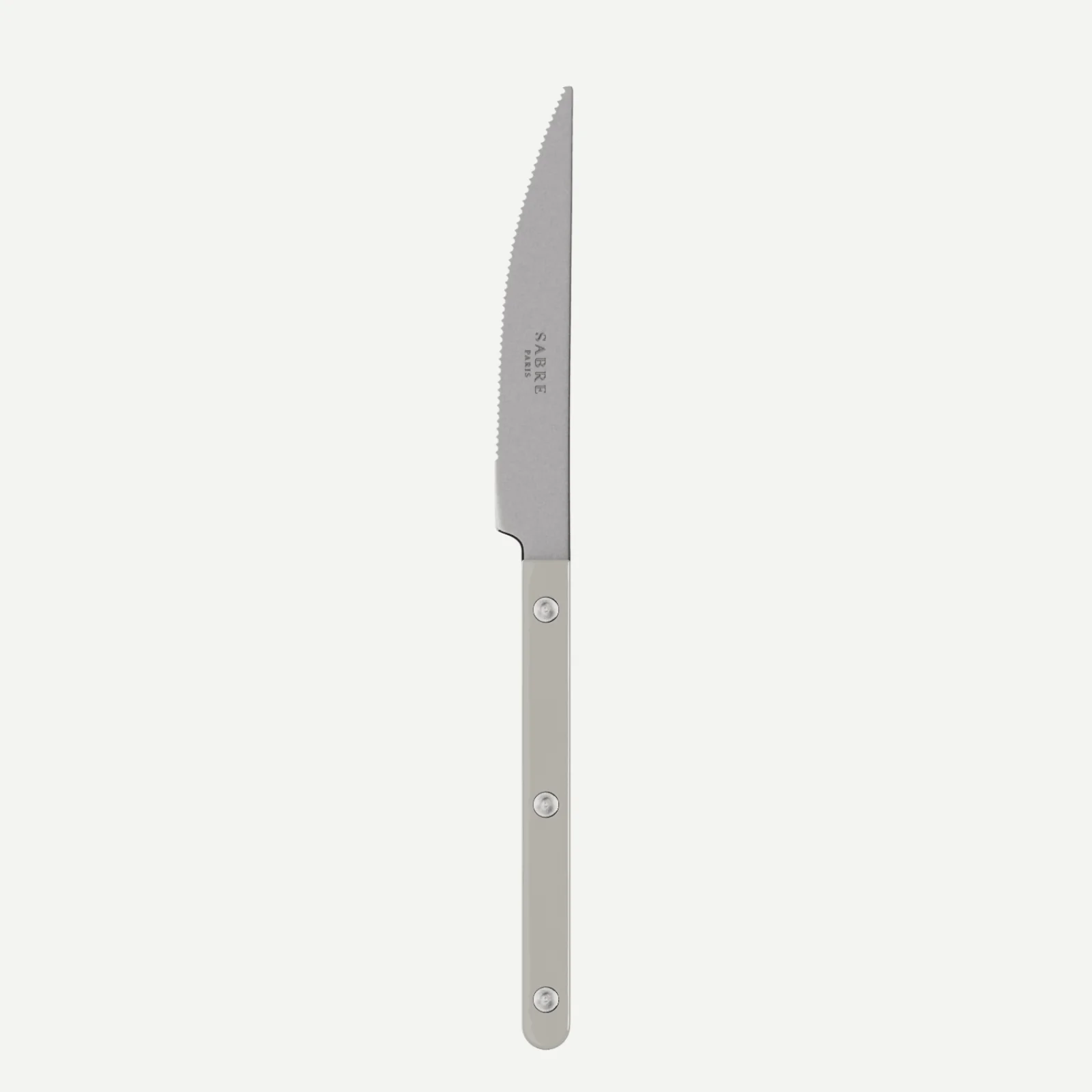 Bistrot Vintage Uni, Gris - Couteau de table