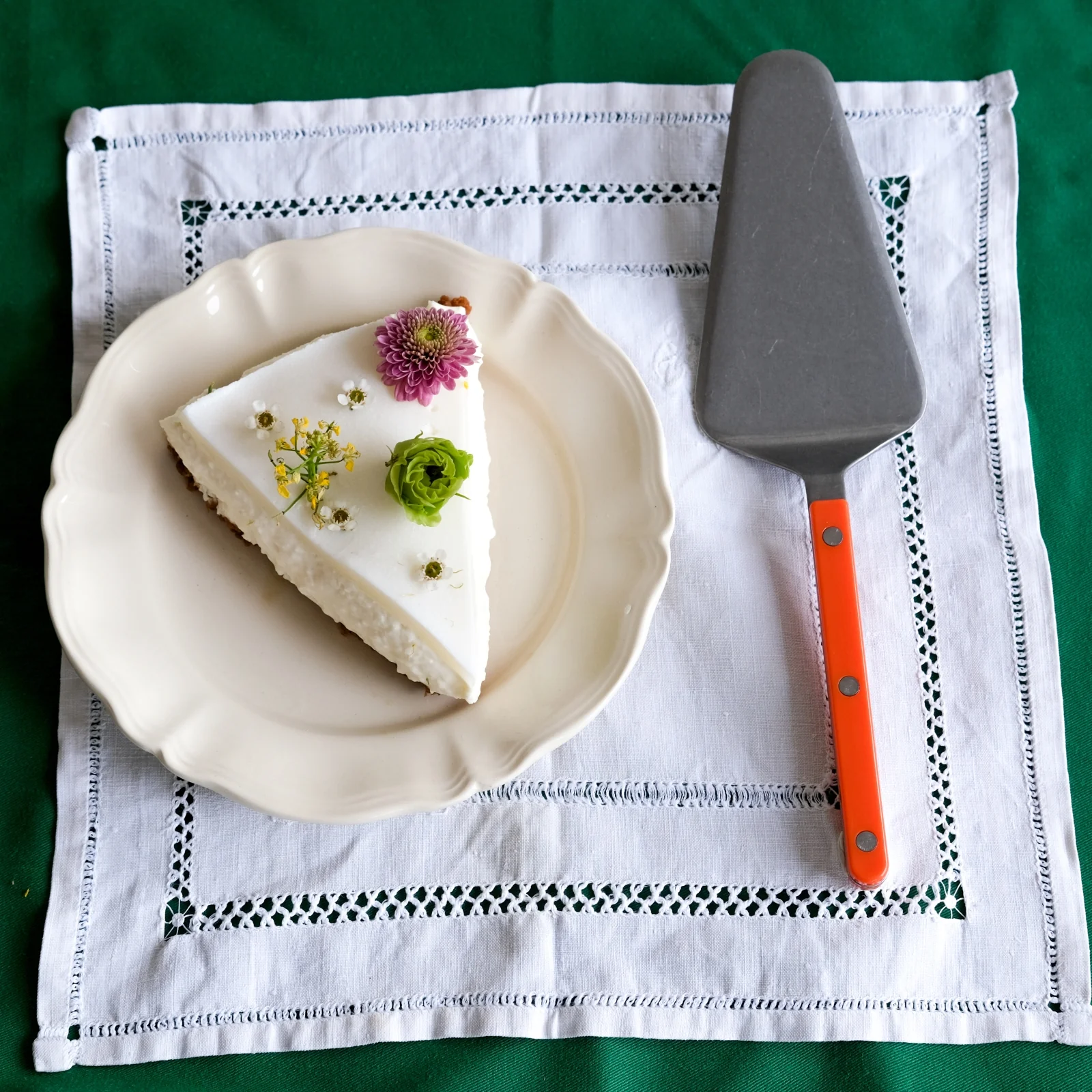 Bistrot Vintage Uni, Orange - Coffret de 2 pelles à tarte - Image 2