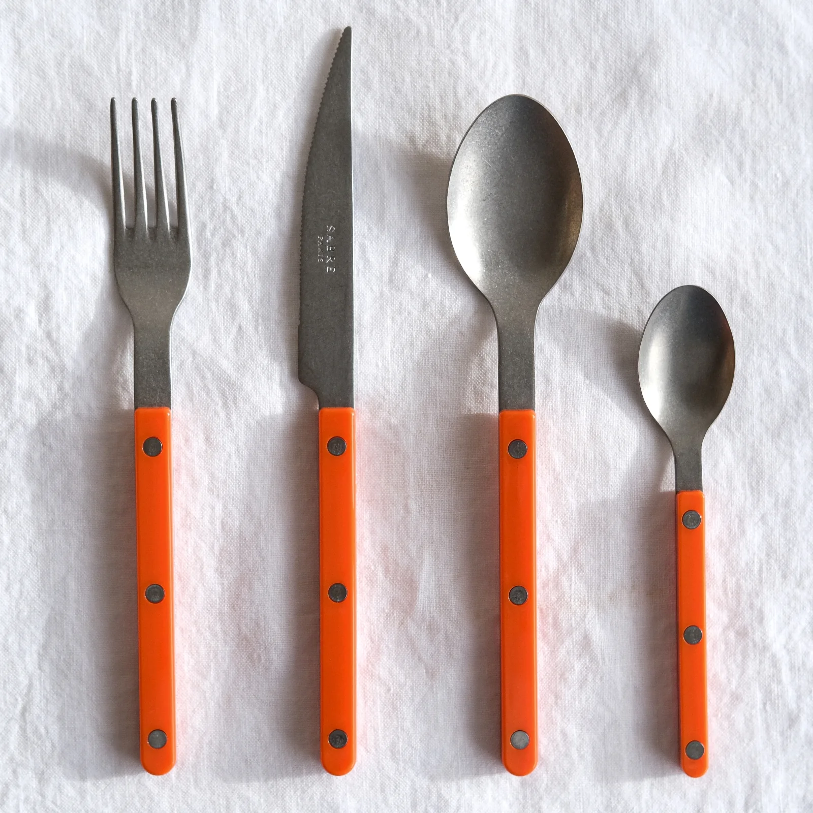 Bistrot Vintage Uni, Orange - Fourchette de table - Image 4