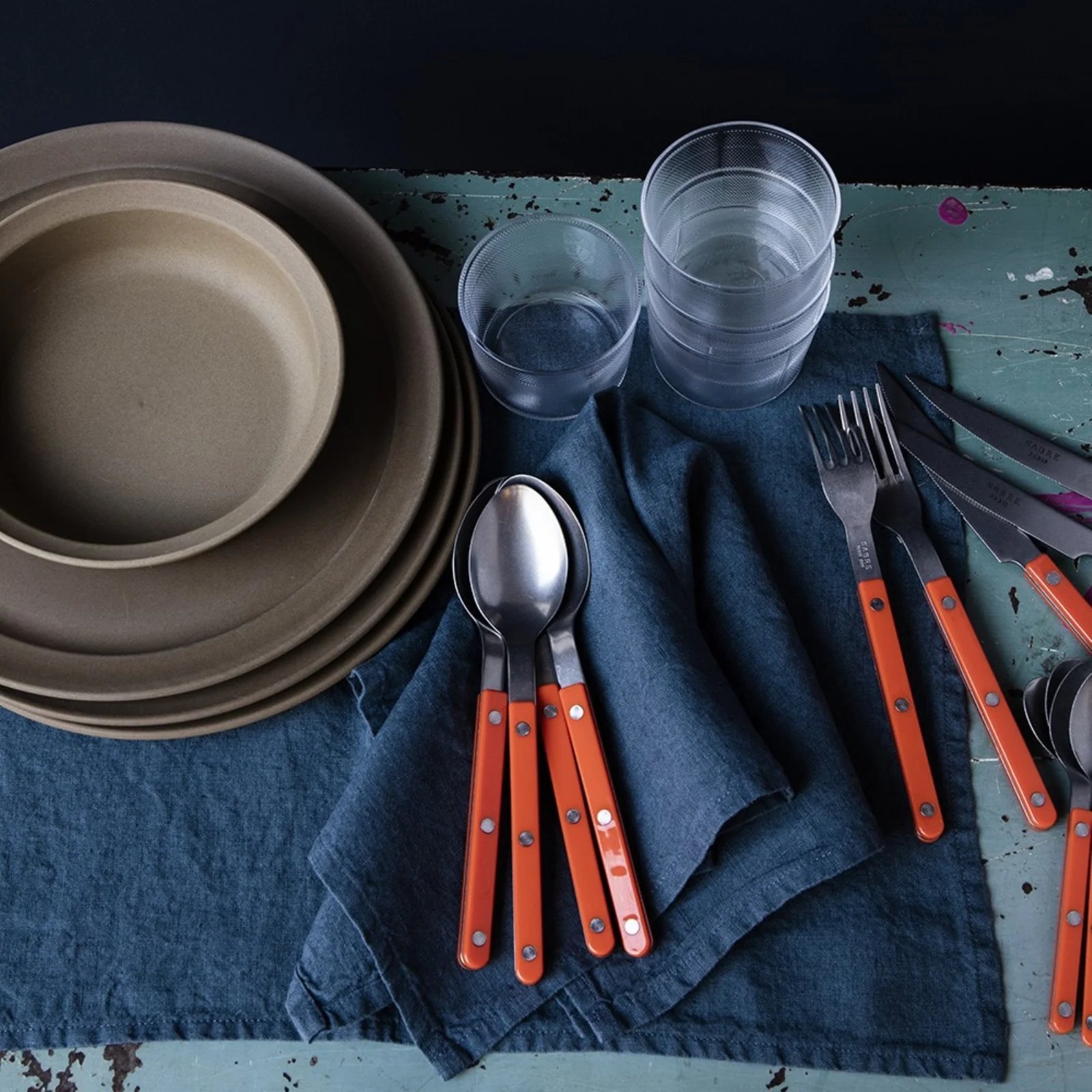 Bistrot Vintage Uni, Orange - Petite cuillère - Image 3