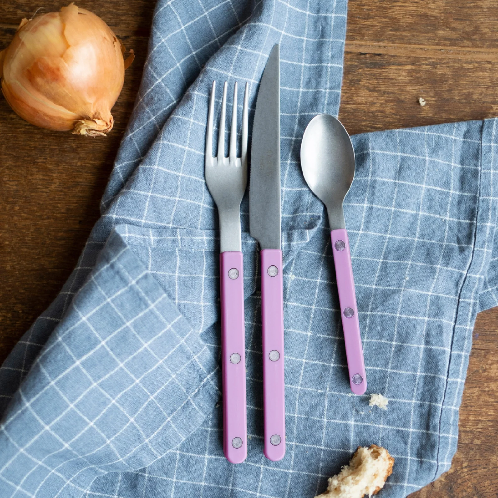Bistrot Vintage Uni, Rose - Petite cuillère - Image 2
