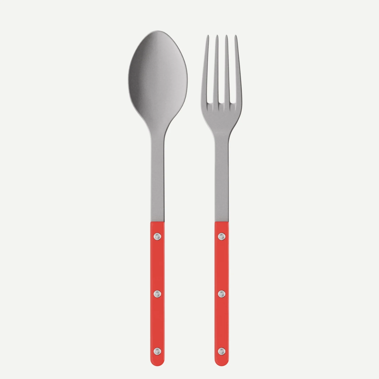 Bistrot Vintage Uni, Rouge - Couverts de service