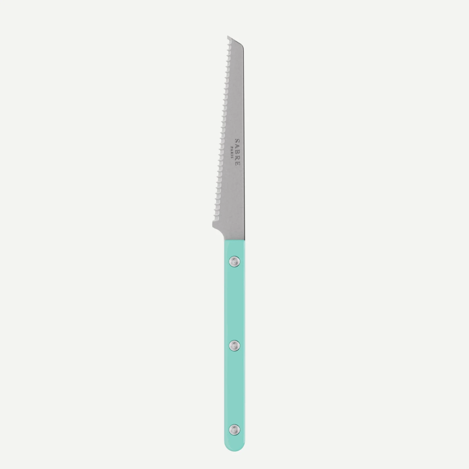 Bistrot Vintage Uni, Turquoise - Couteau à tomate