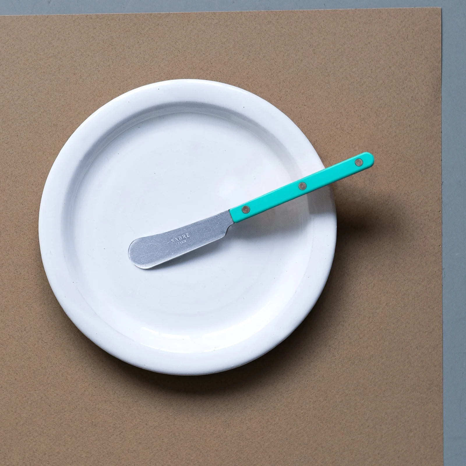 Bistrot Vintage Uni, Turquoise - Tartineur - Image 2