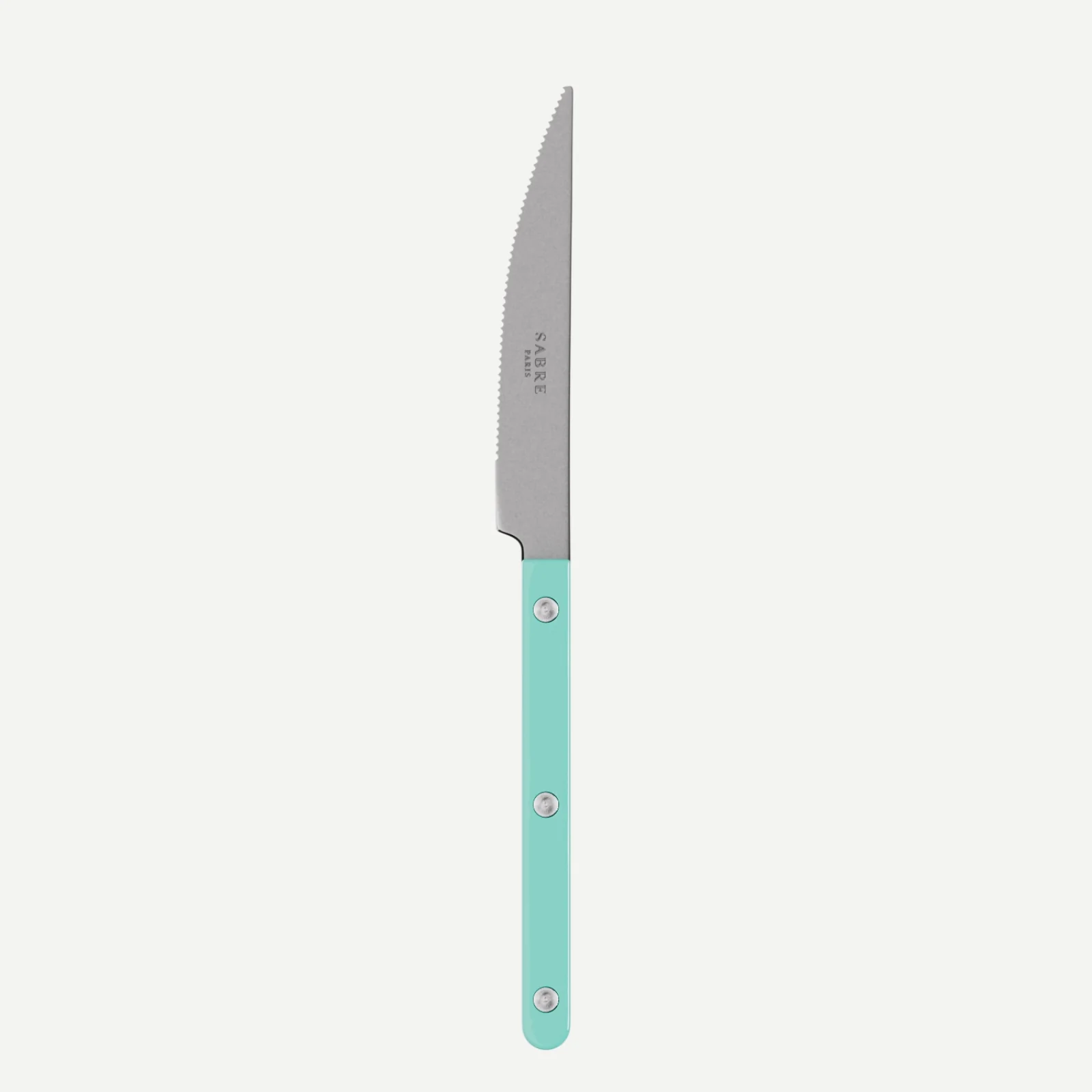 Bistrot Vintage Uni, Turquoise - Couteau de table