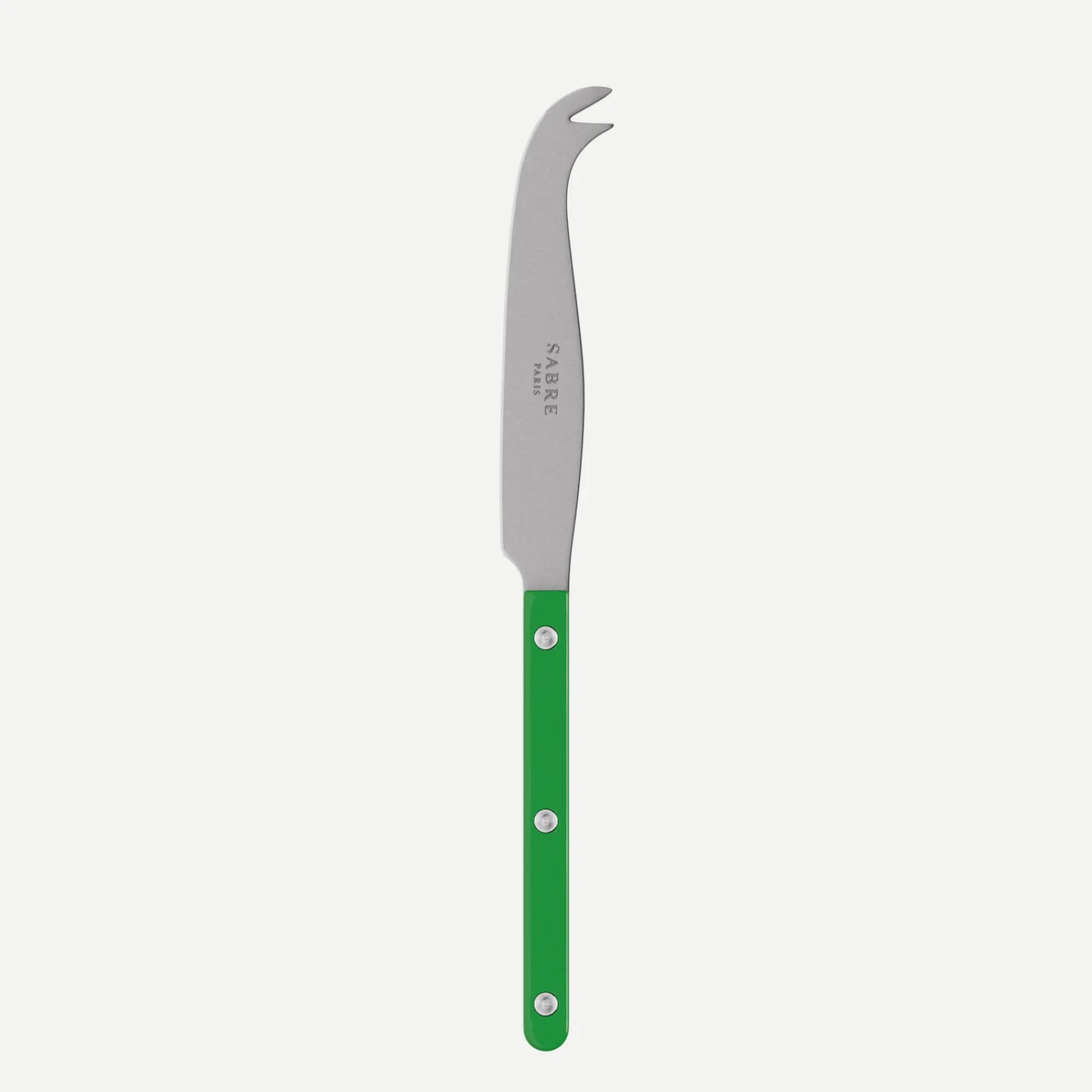 Bistrot Vintage Uni, Vert jardin - Couteau à fromage GM