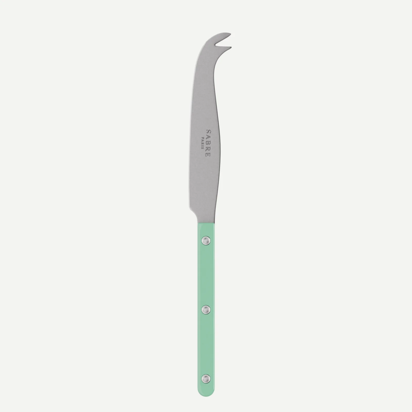 Bistrot Vintage Uni, Vert pastel - Couteau à fromage GM