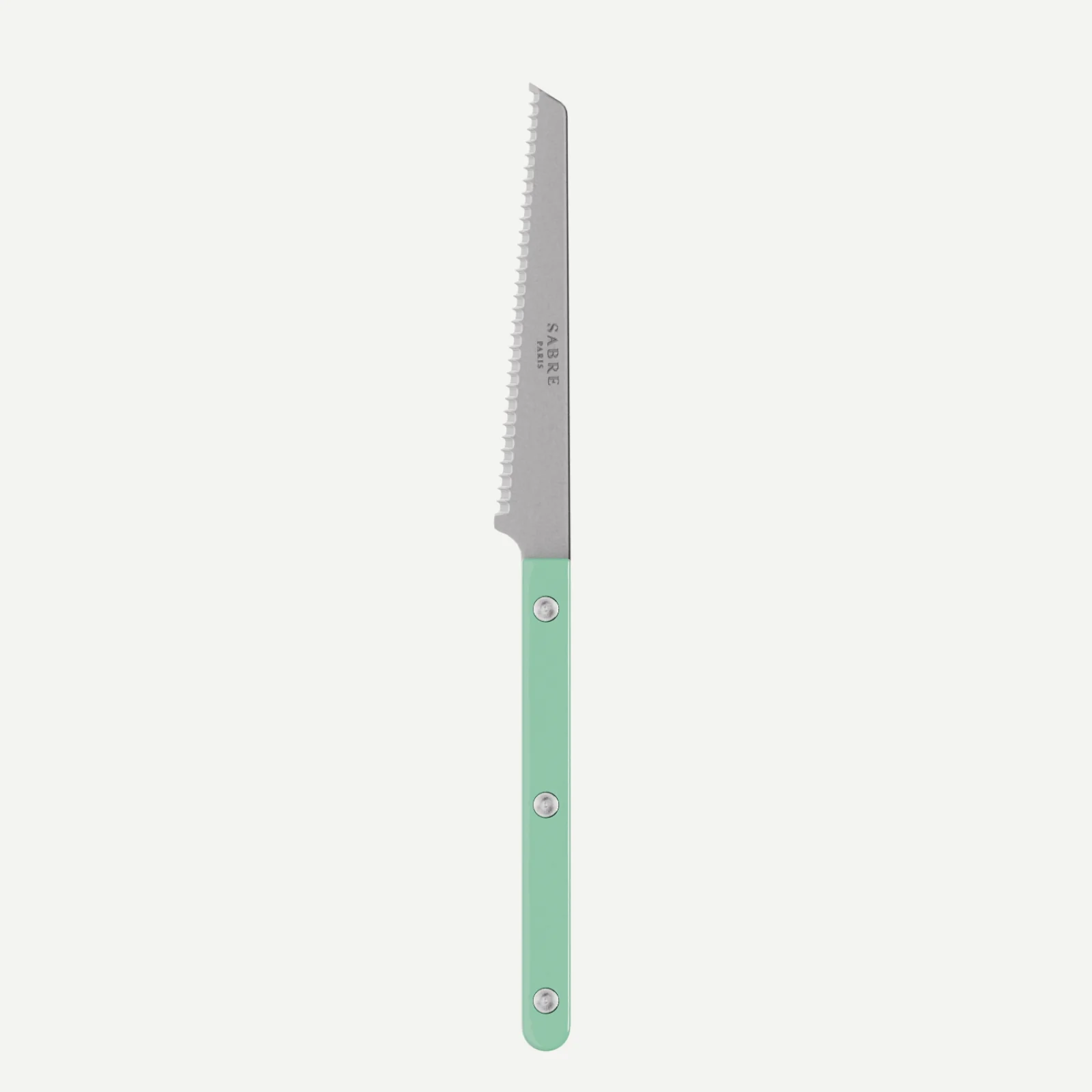 Bistrot Vintage Uni, Vert pastel - Couteau à tomate