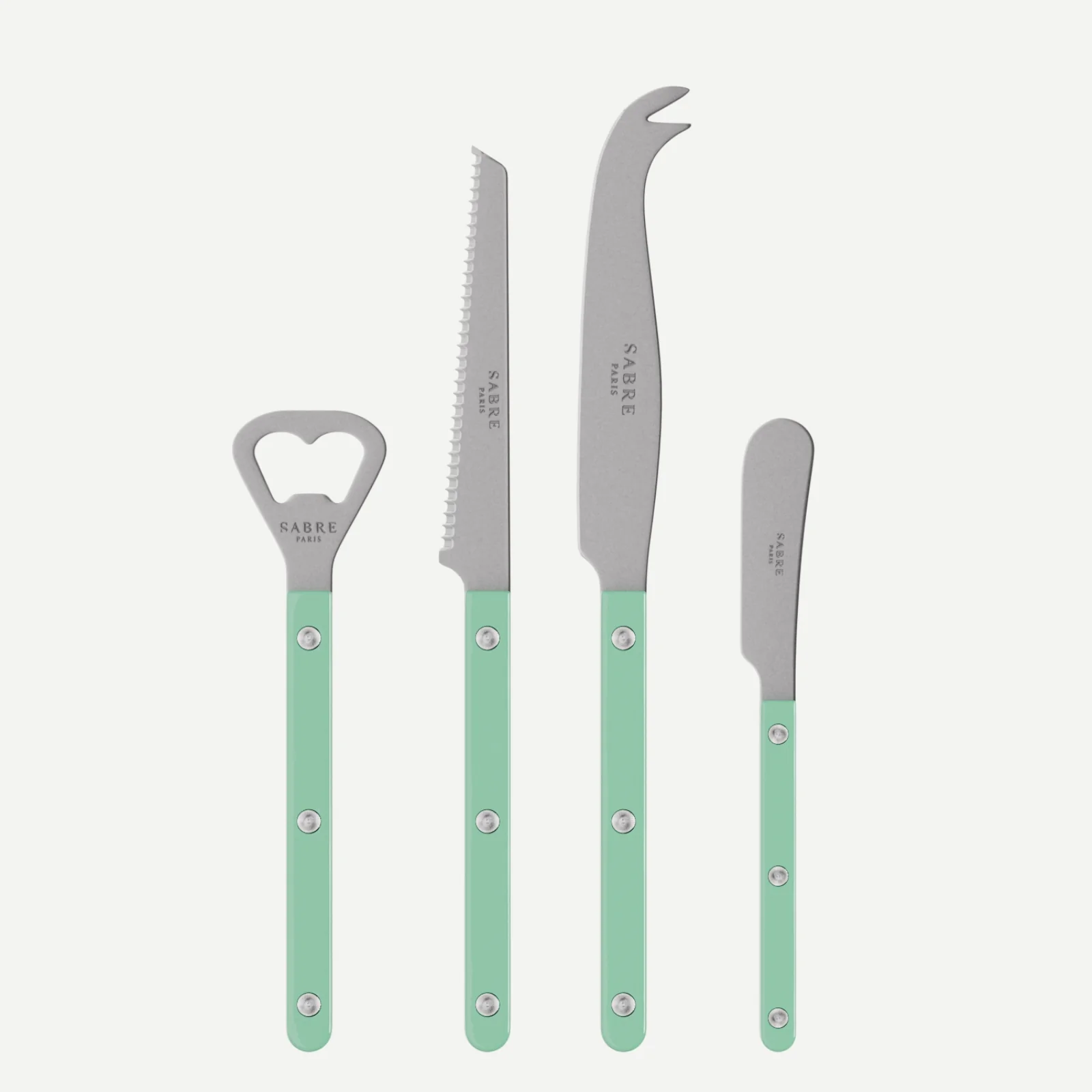 Bistrot Vintage Uni, Vert pastel - Set apéro Bistrot