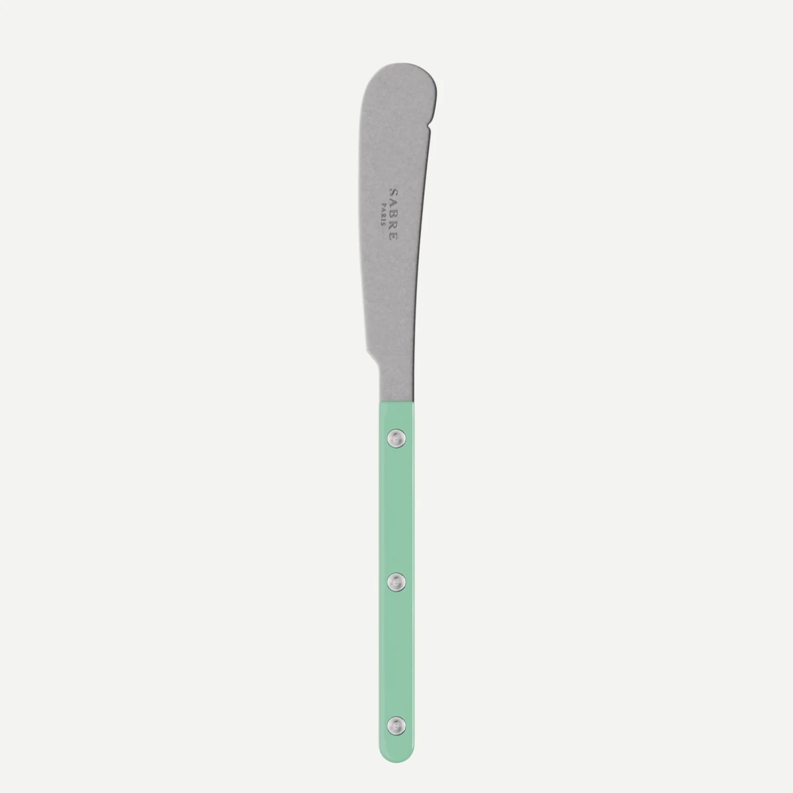 Bistrot Vintage Uni, Vert pastel - Couteau à beurre