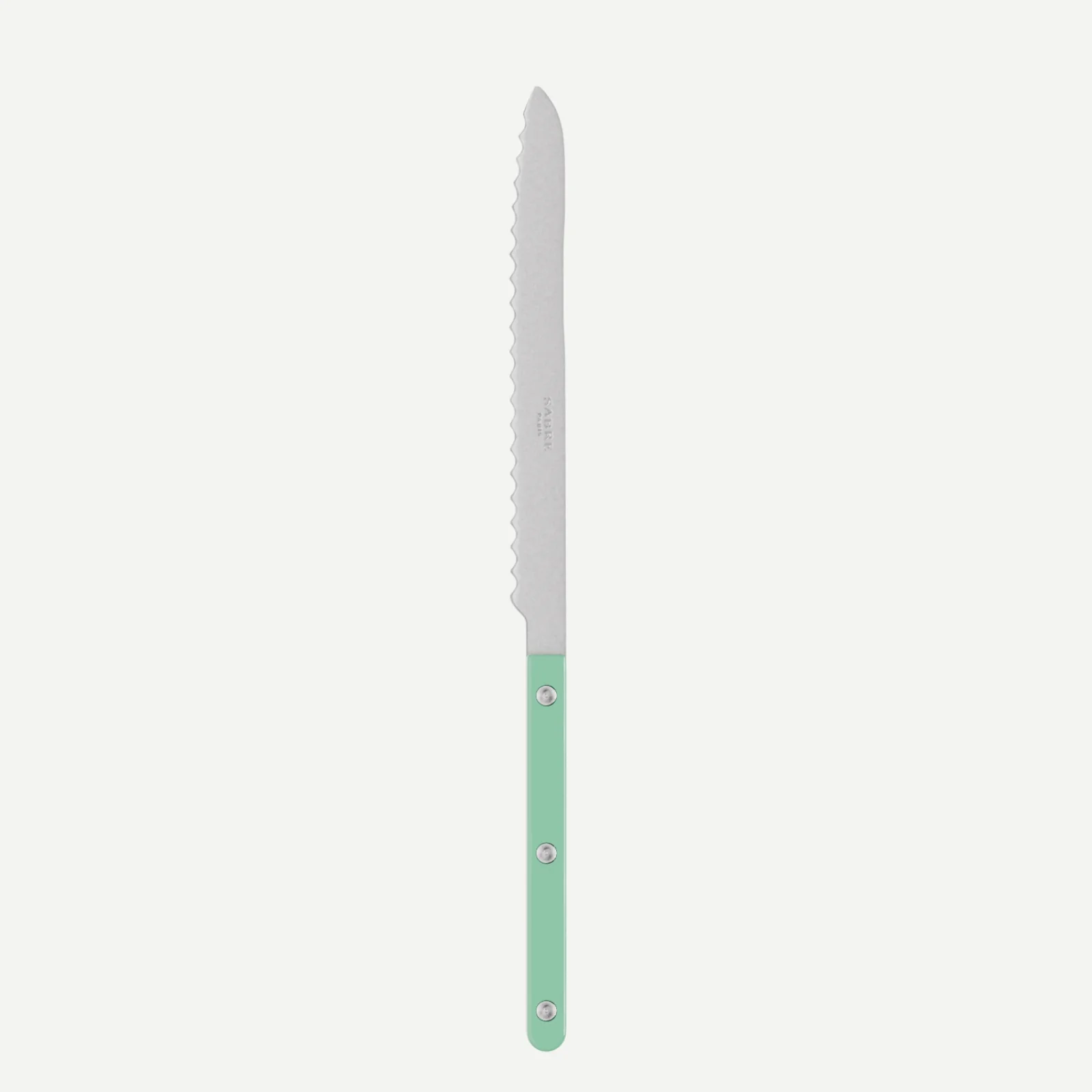 Bistrot Vintage Uni, Vert pastel - Couteau à pain