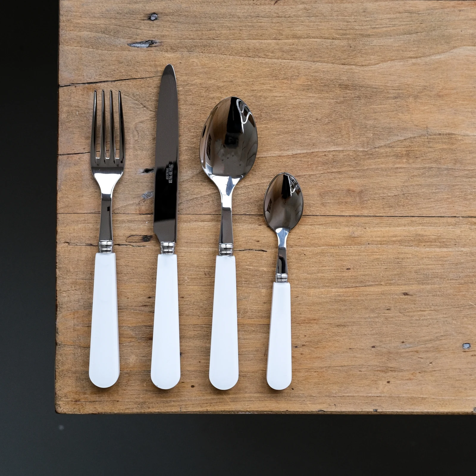 Duo, Blanc - Cuillère à soupe - Image 2