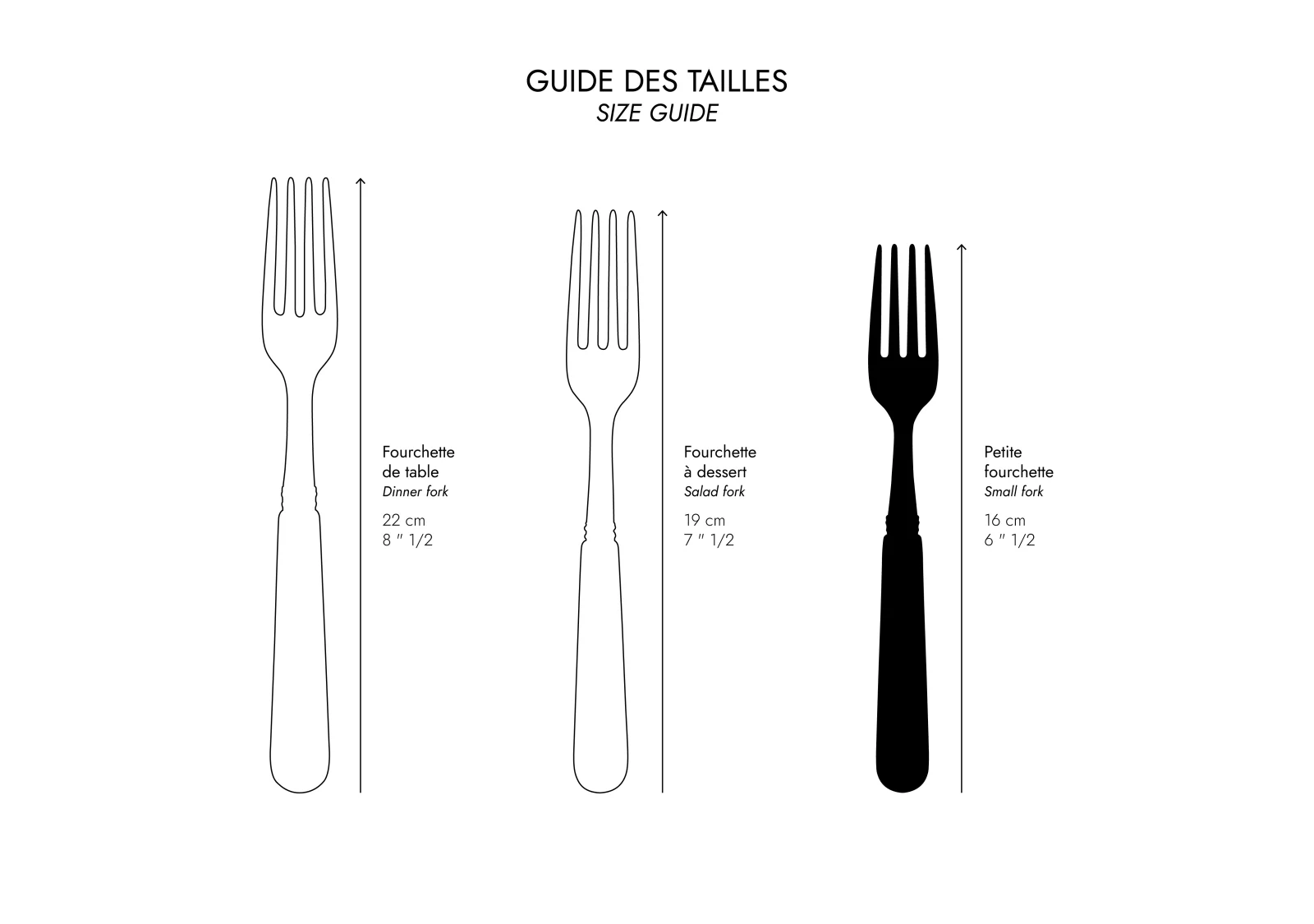 Duo, Blanc - Petite fourchette - Image 4