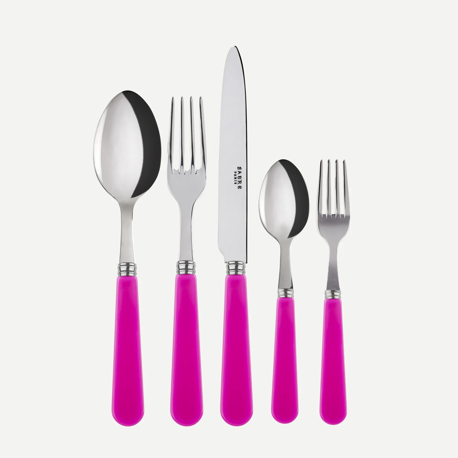 Duo, Rose - Set de 5 couverts de table