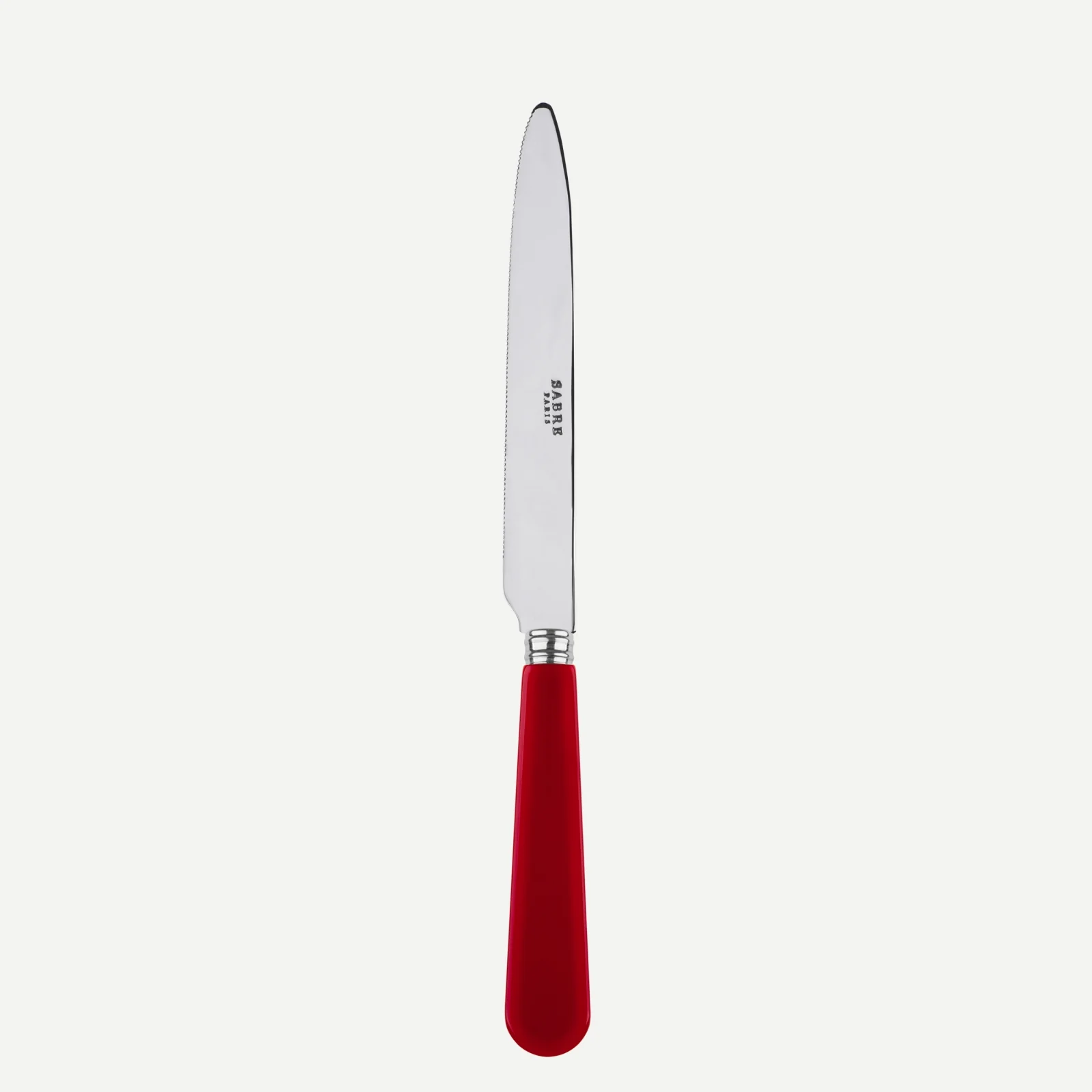 Duo, Rouge - Couteau à lame crantée