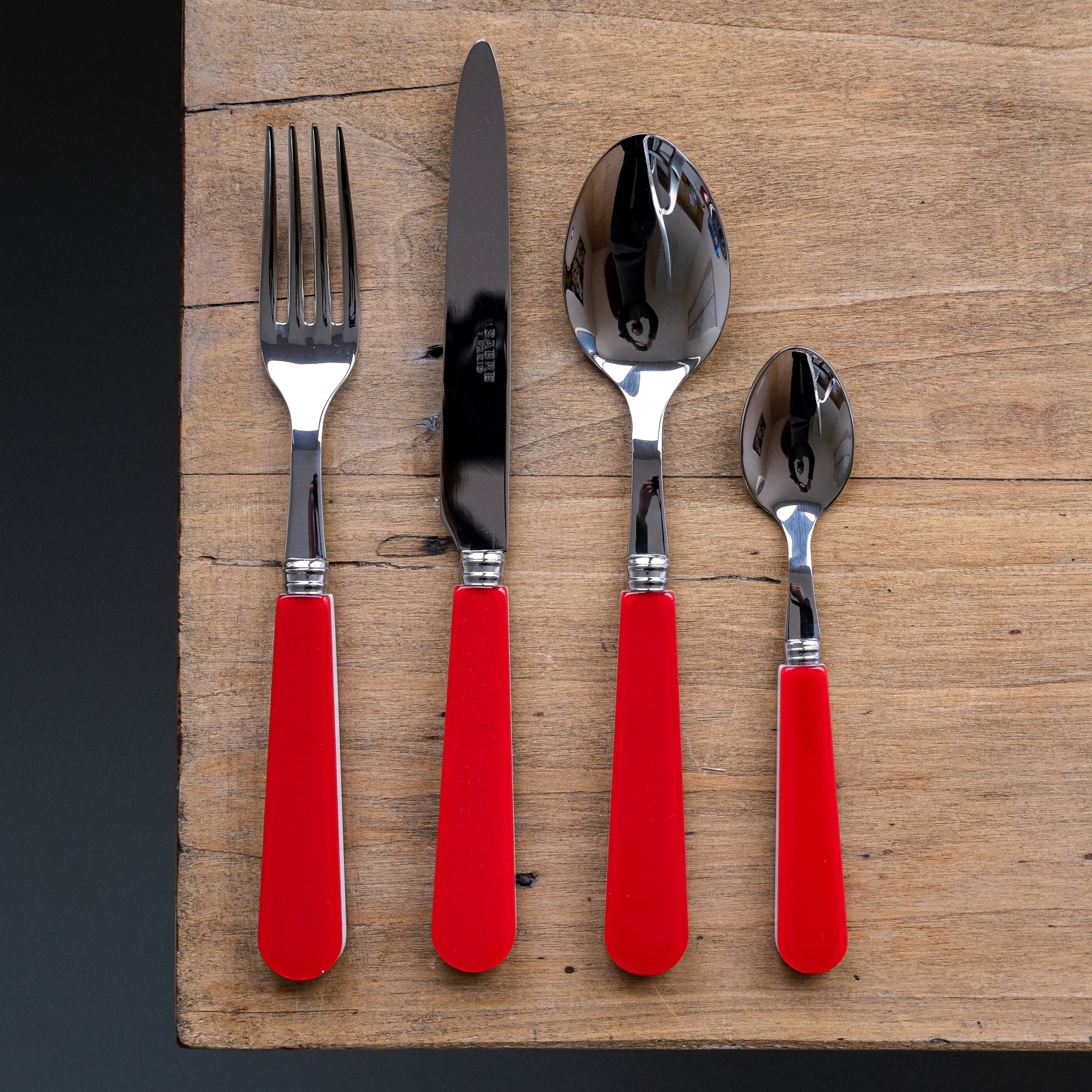 Duo, Rouge - Cuillère à soupe - Image 2