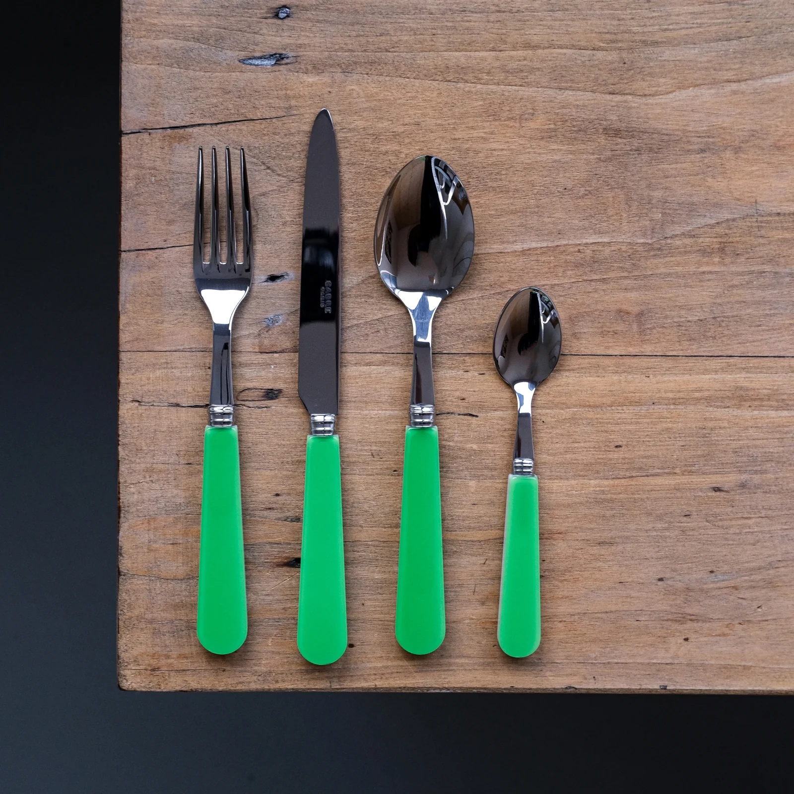 Duo, Vert jardin - Set de 5 couverts de table - Image 2
