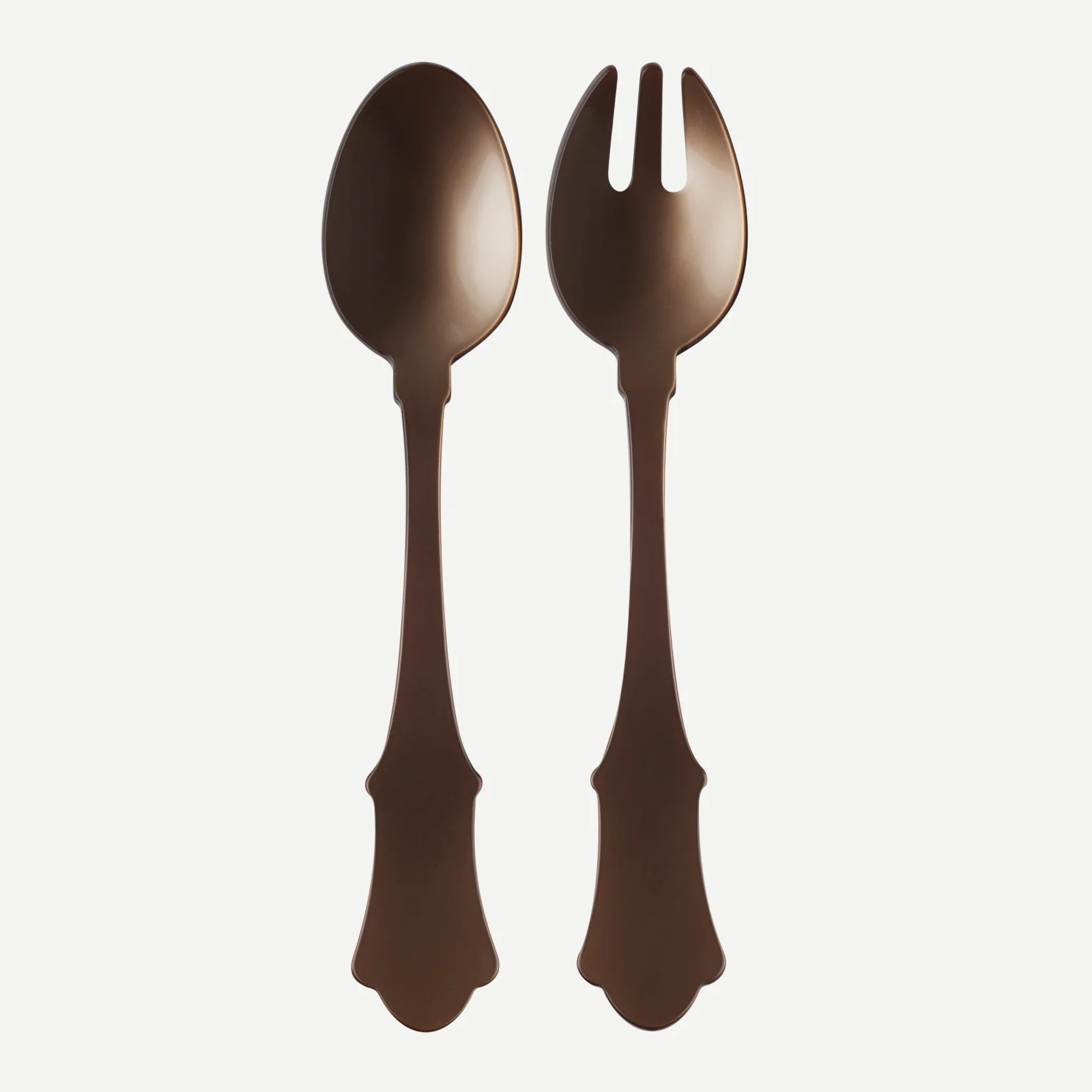 Honorine, Marron - Couverts à salade