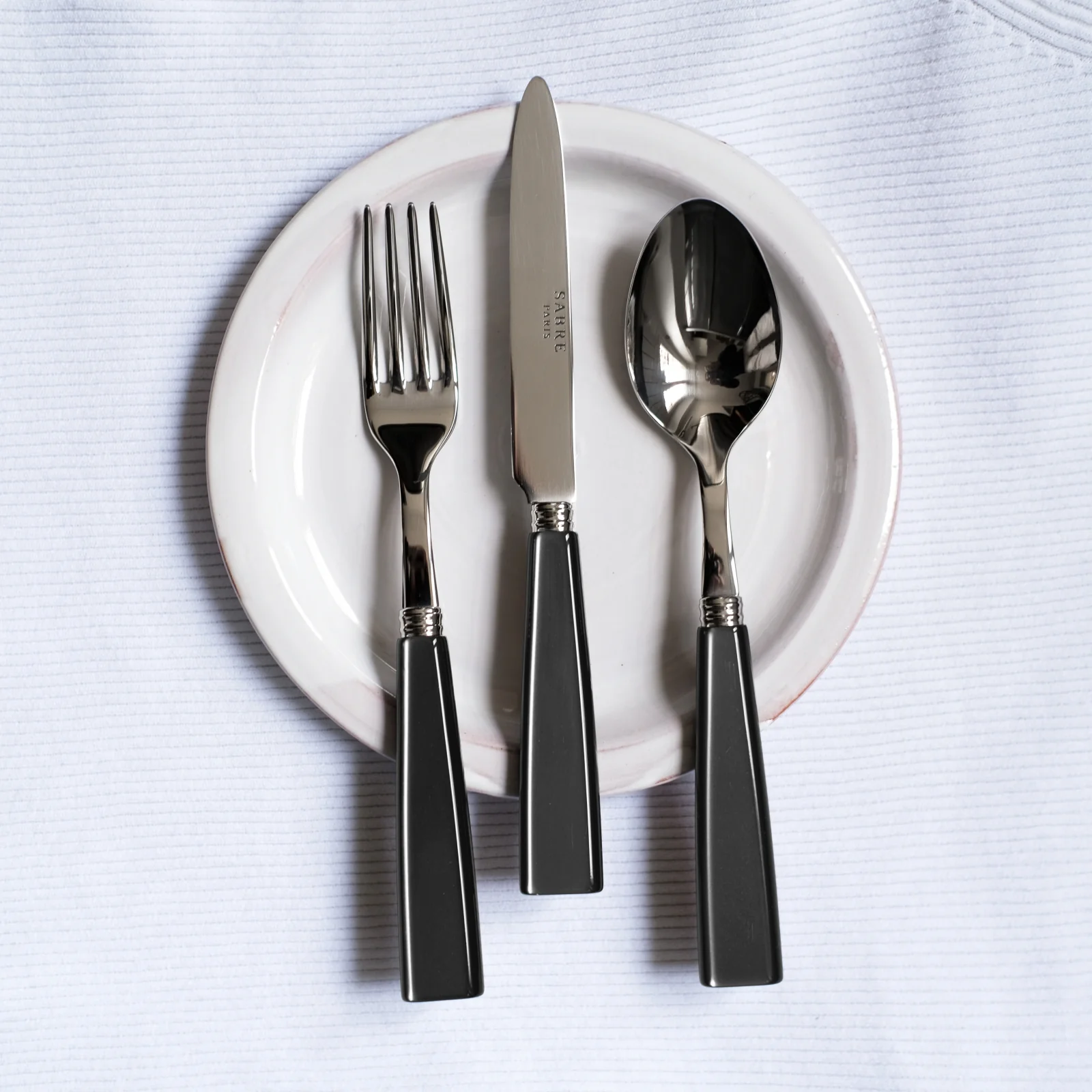 Icône, Anthracite - Fourchette à dessert - Image 2