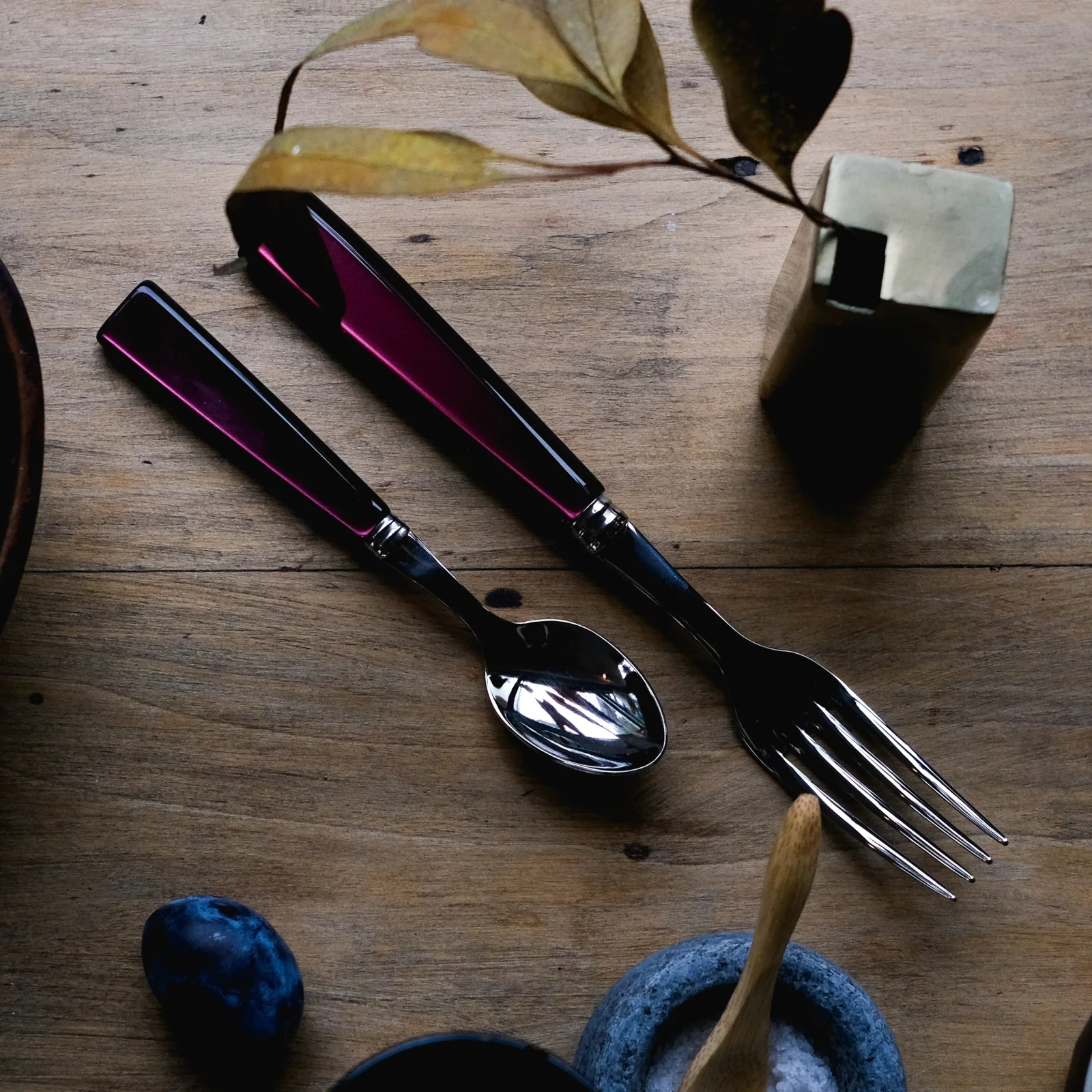 Icône, Aubergine - Petite cuillère - Image 4
