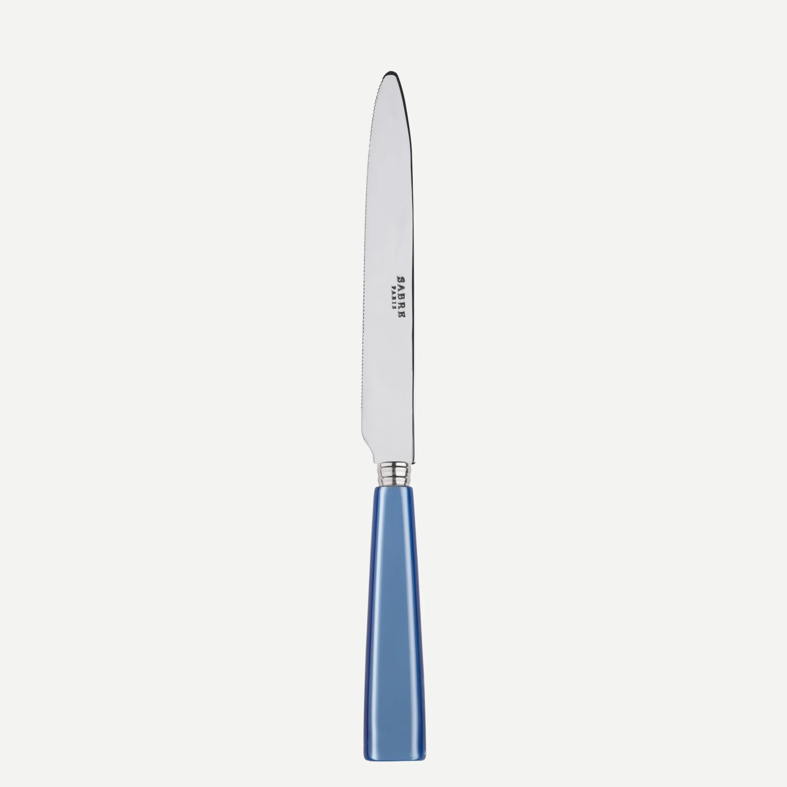 Icône, Bleu clair - Couteau à lame crantée