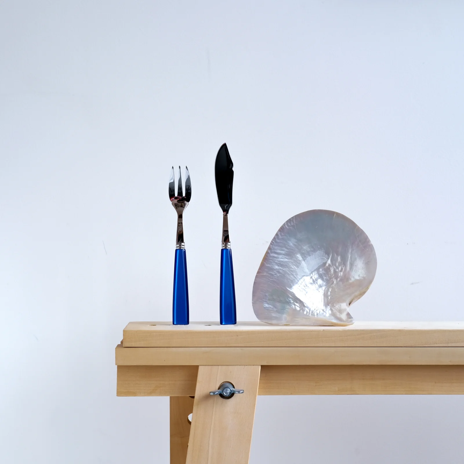 Icône, Bleu outremer - Couverts à poisson - Image 3