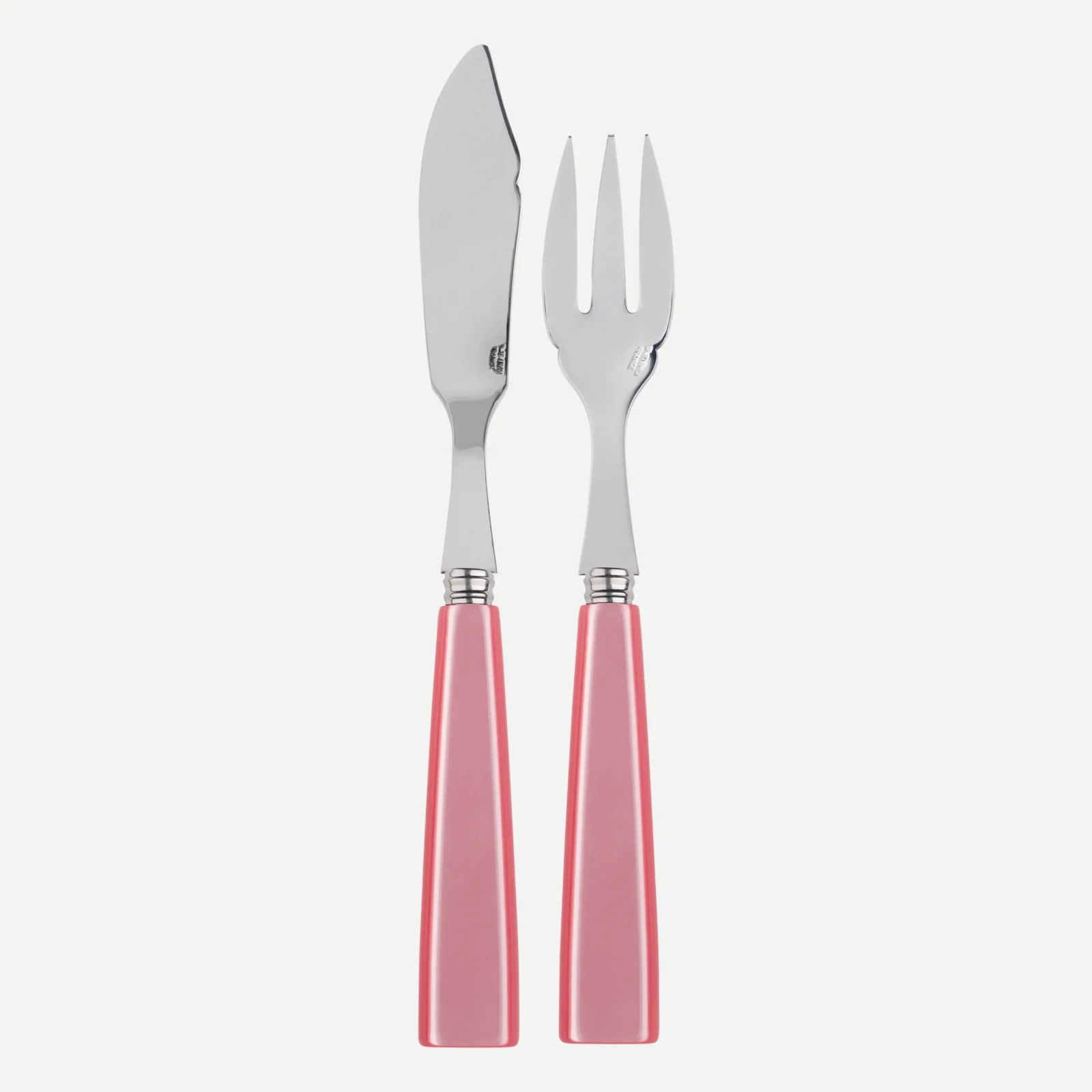 Icône, Rose dragée - Couverts à poisson