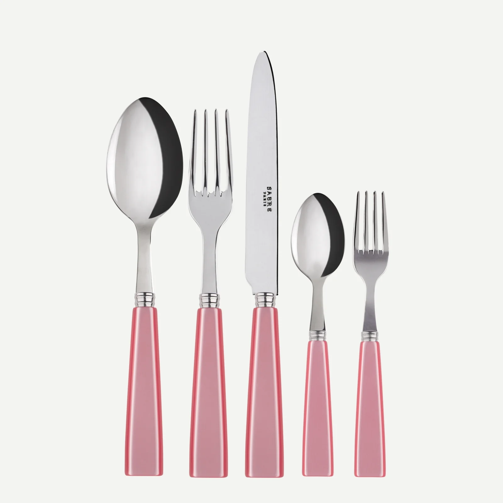 Icône, Rose dragée - Set de 5 couverts de table