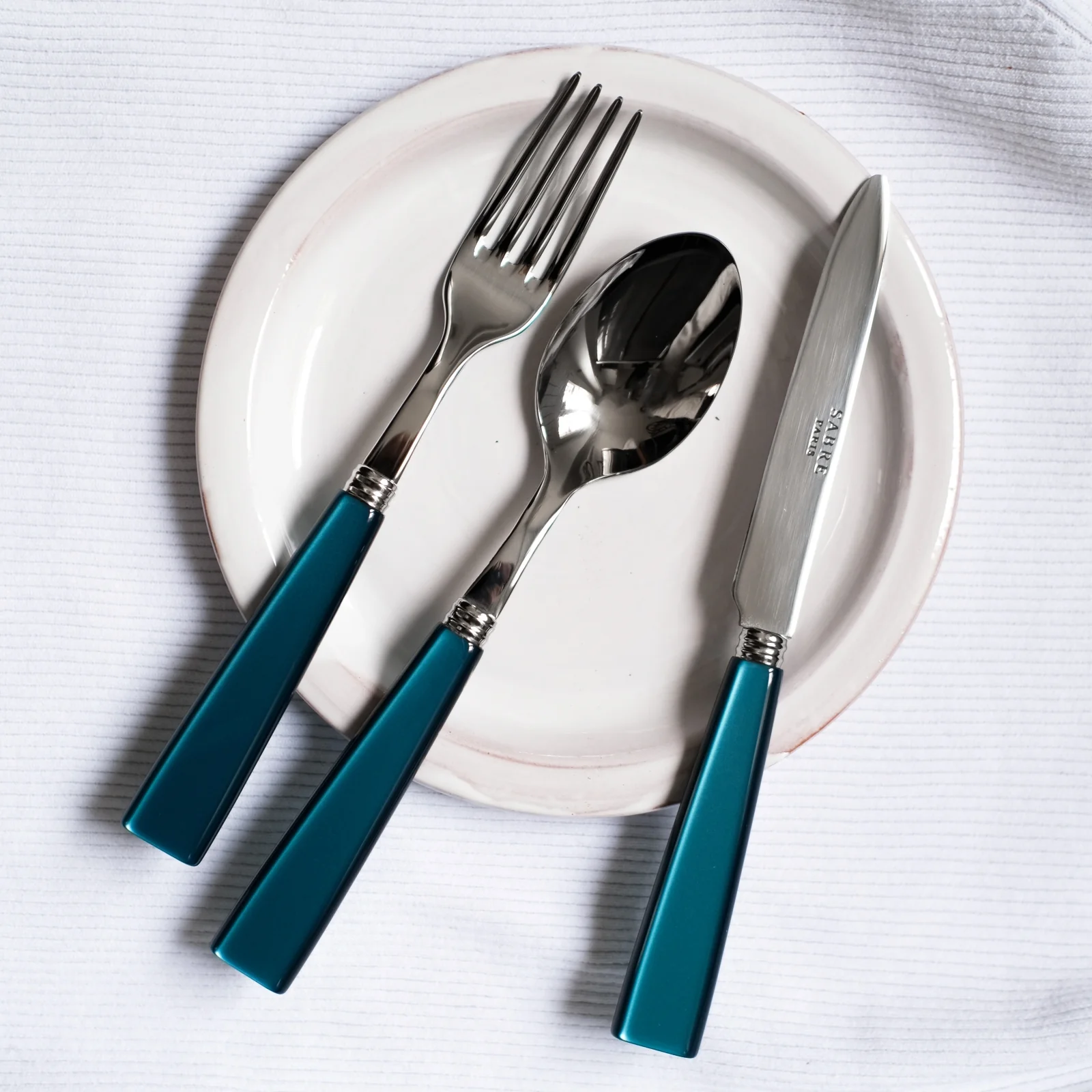 Icône, Turquoise - Cuillère à dessert - Image 2