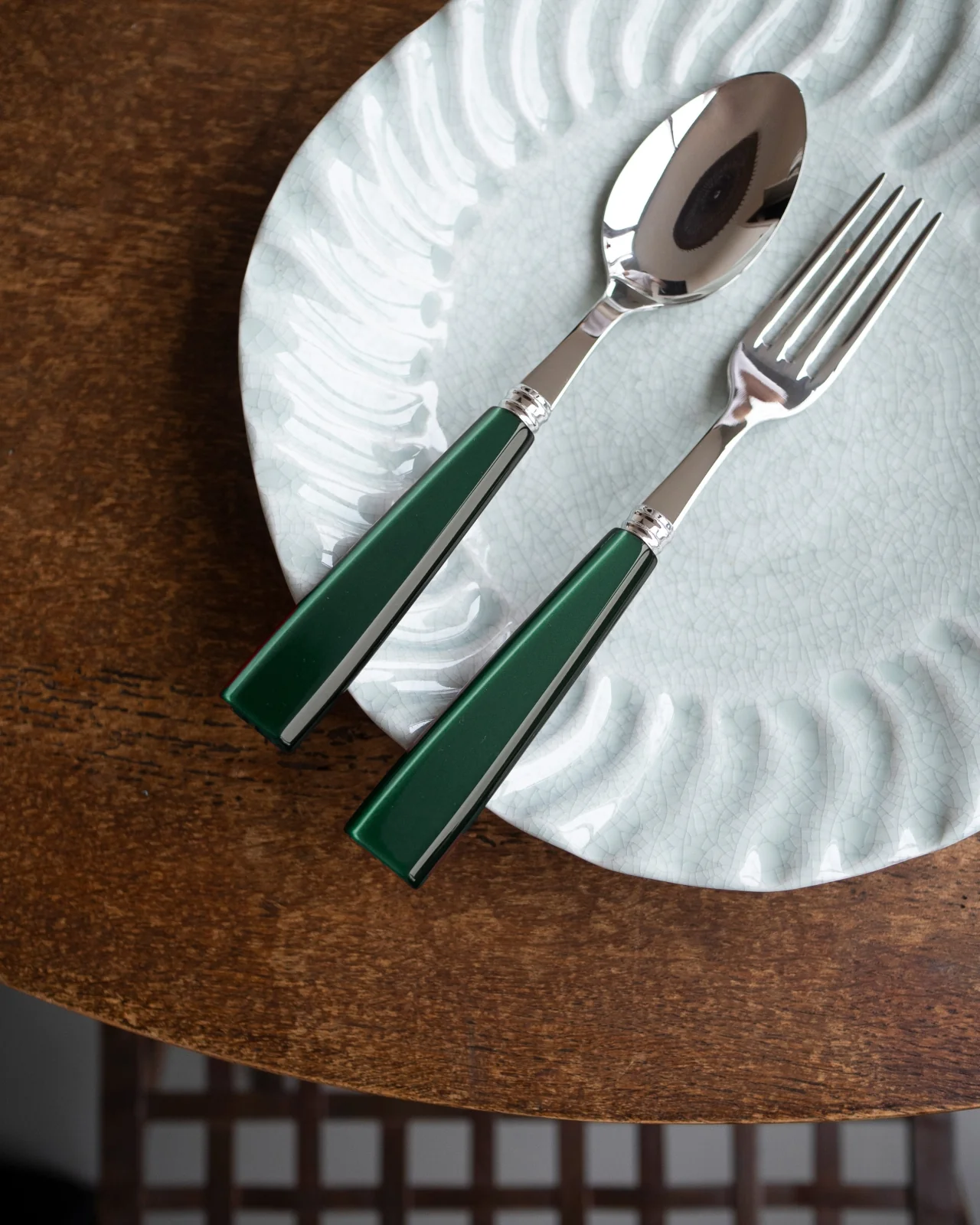 Icône, Vert foncé - Set de 5 couverts de table - Image 2