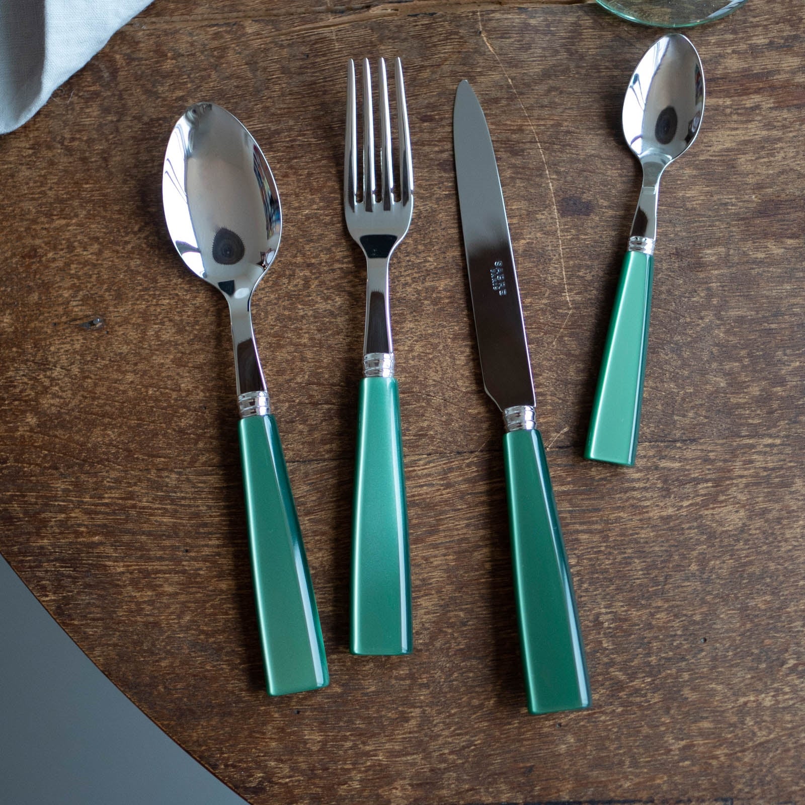 Icône, Vert jardin - Set de 5 couverts de table - Image 2
