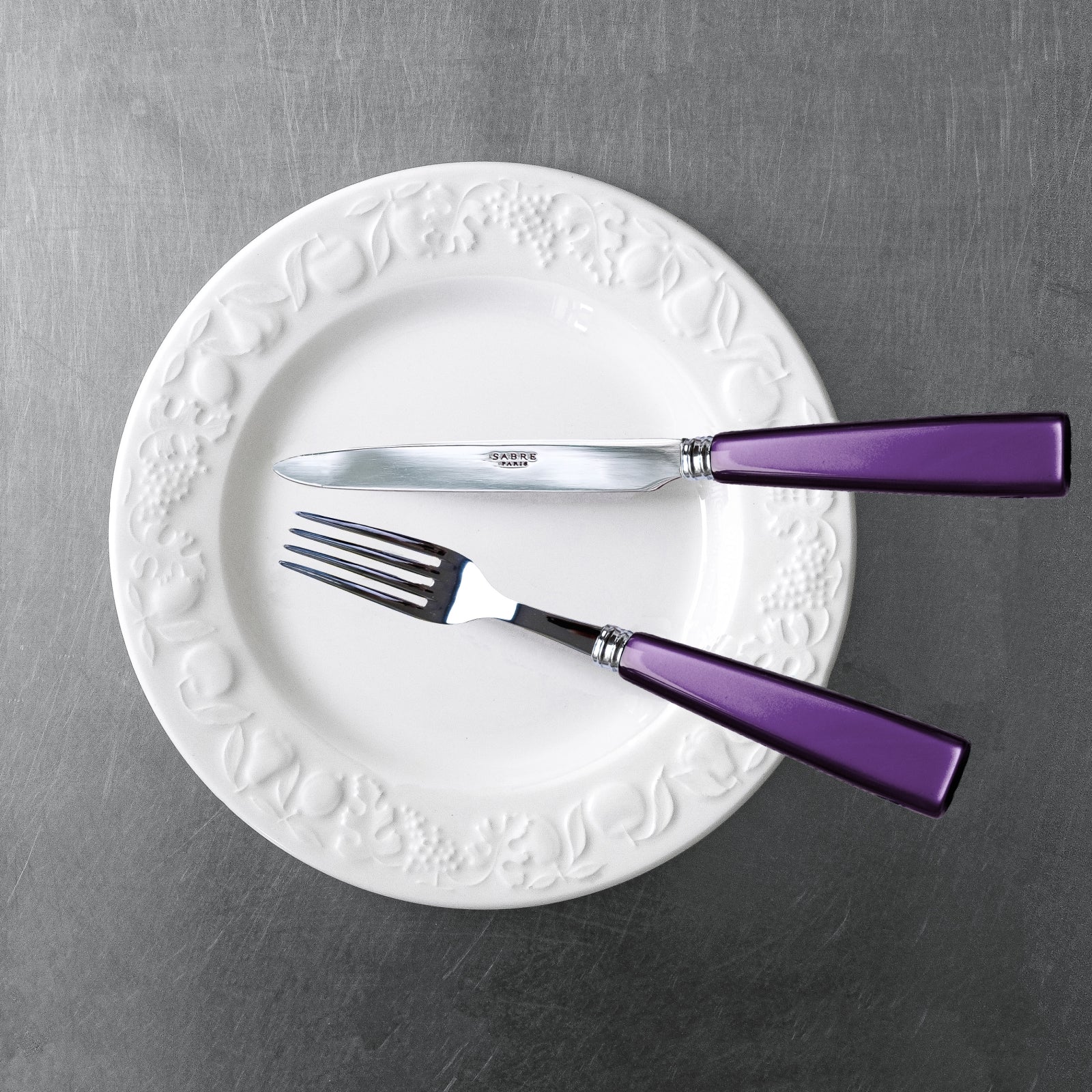 Icône, Violet - Couteau de table - Image 6