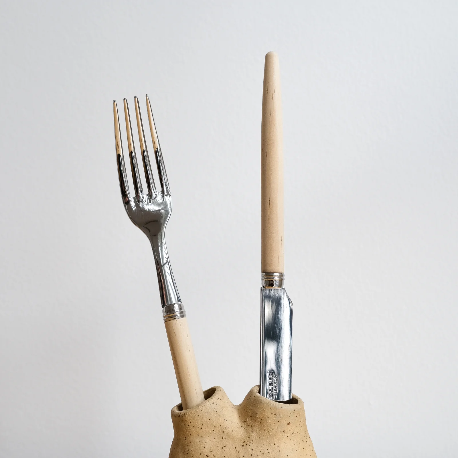 Jonc, Bois clair - Couteau de table - Image 5