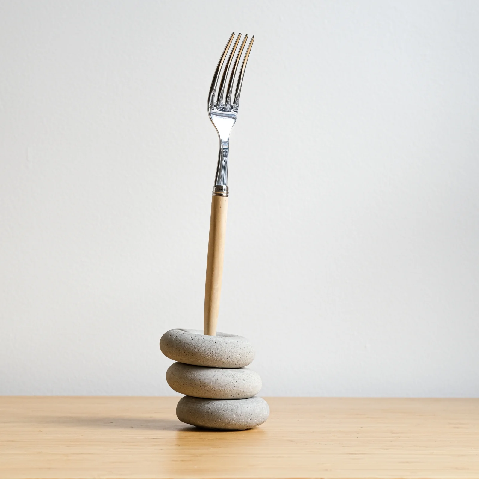 Jonc, Bois clair - Fourchette de table - Image 2