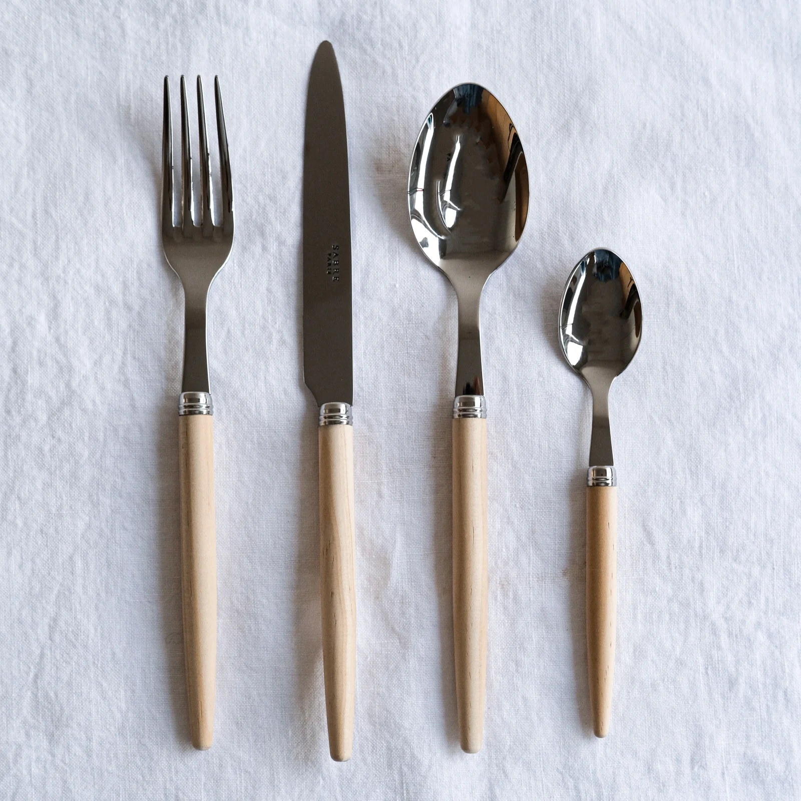 Jonc, Bois clair - Fourchette de table - Image 5