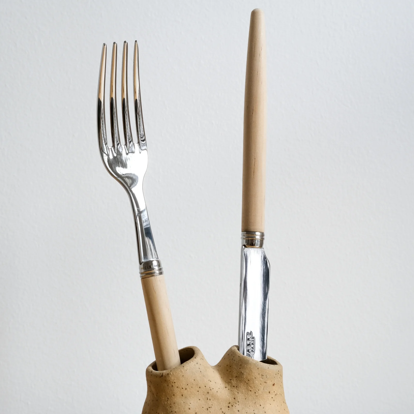 Jonc, Bois clair - Fourchette de table - Image 6