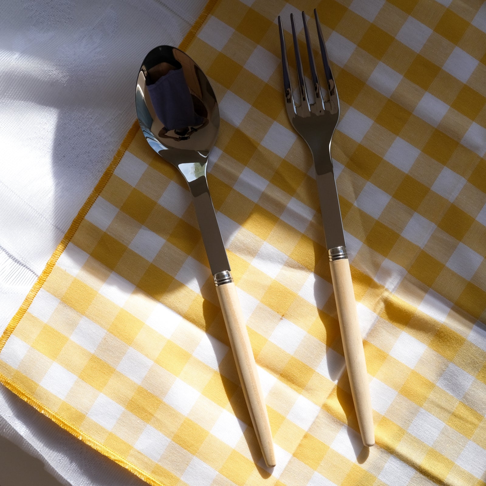 Jonc, Bois clair - Couverts de service - Image 2