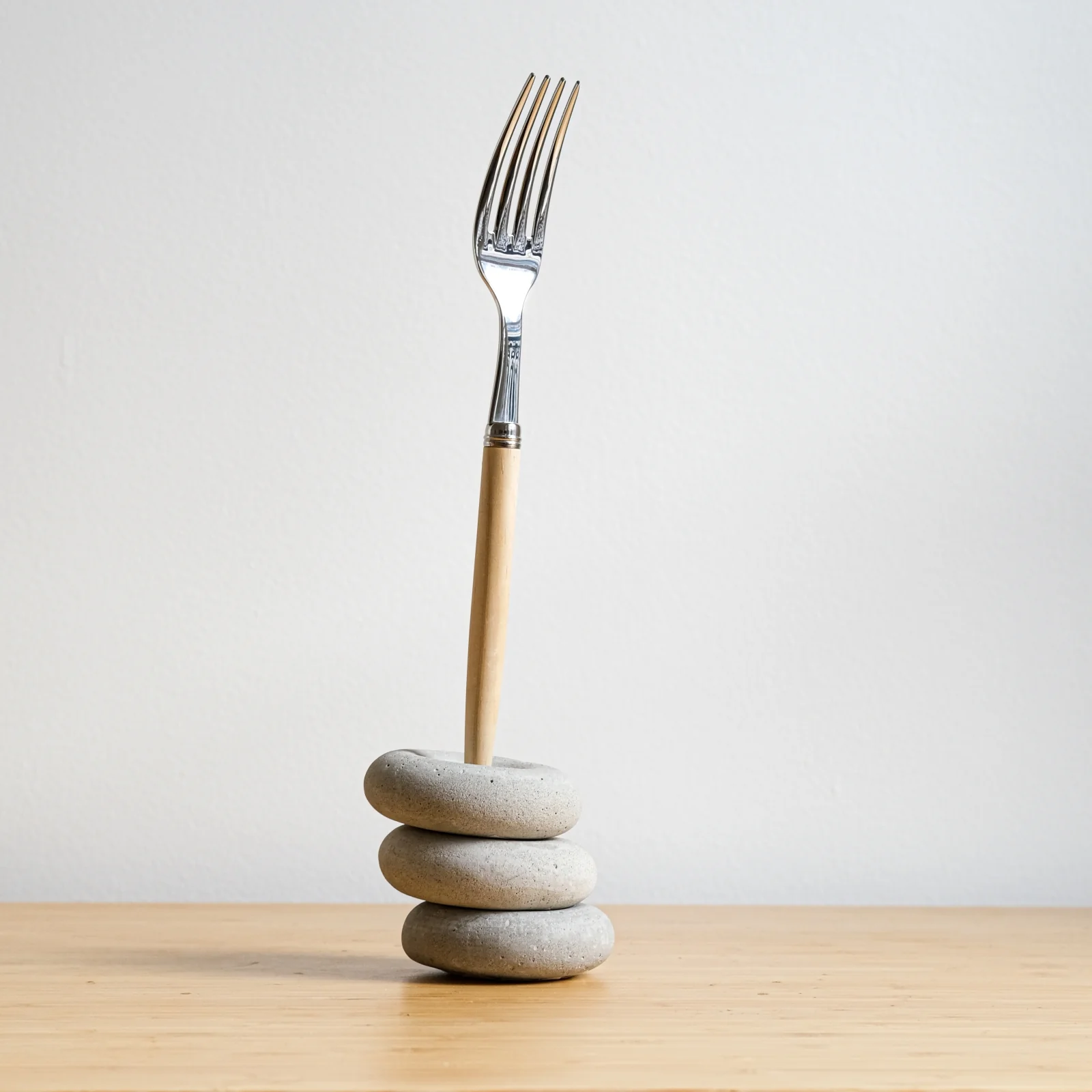 Jonc, Bois clair - Set de 5 couverts de table - Image 3