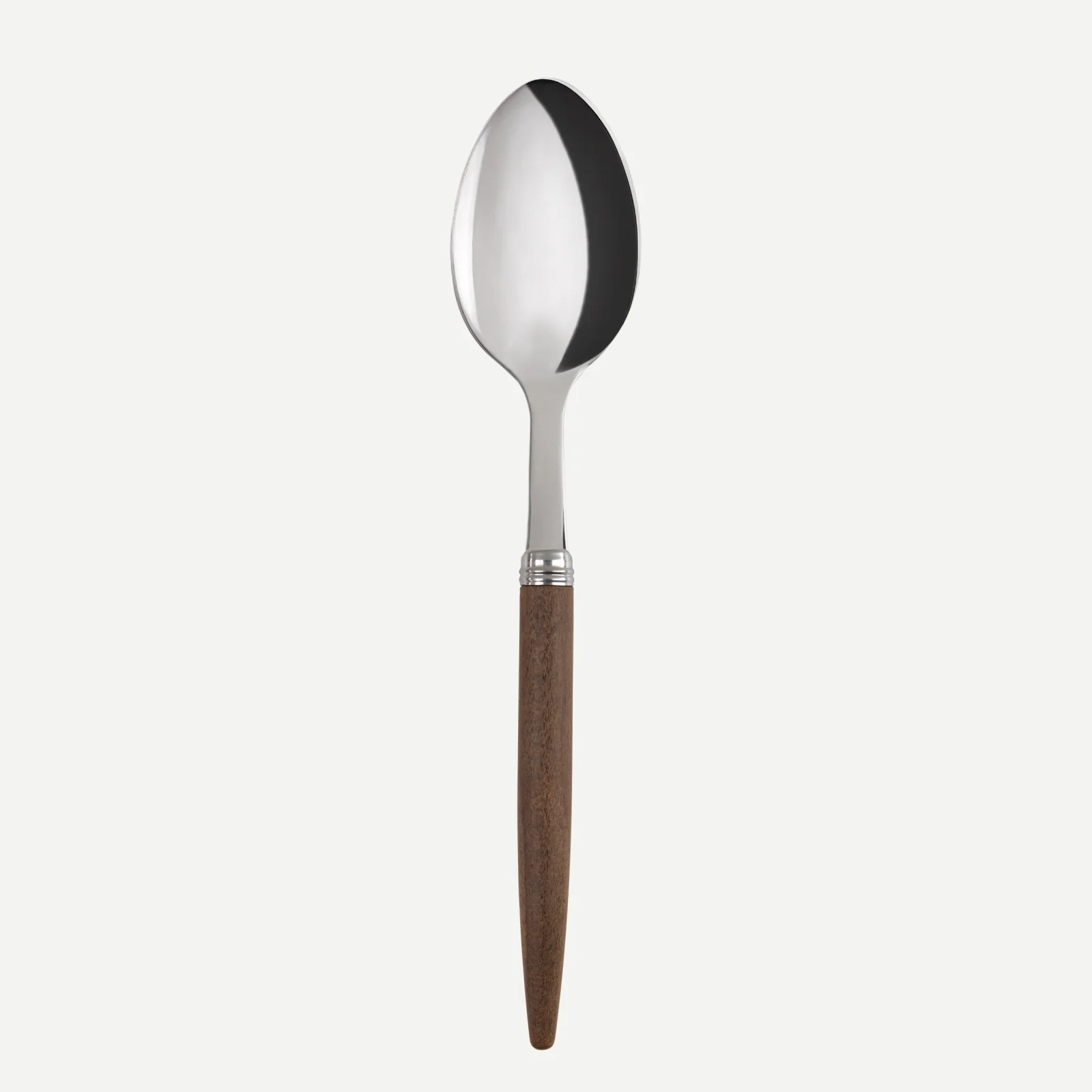 Jonc, Bois foncé - Cuillère à dessert