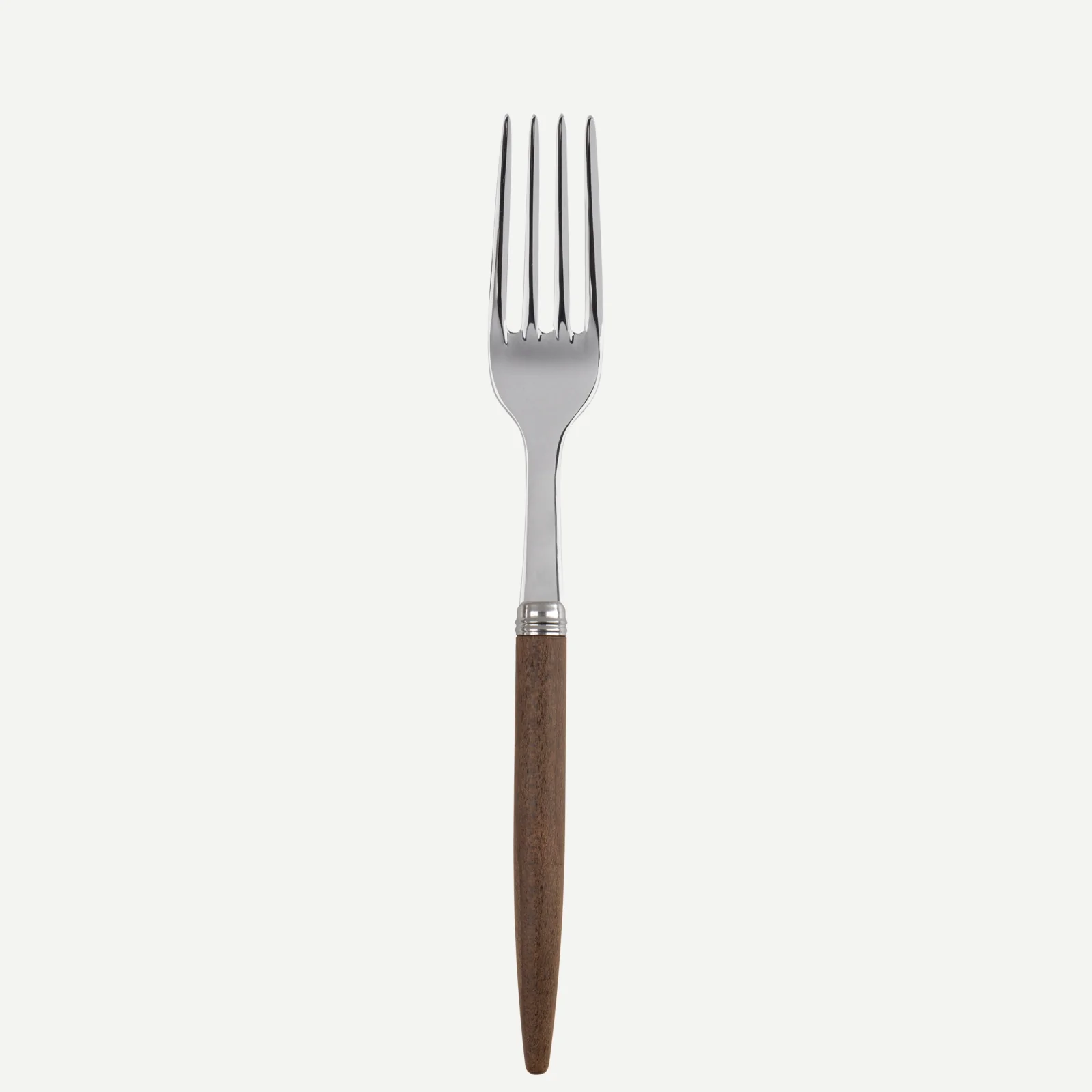 Jonc, Bois foncé - Fourchette à dessert