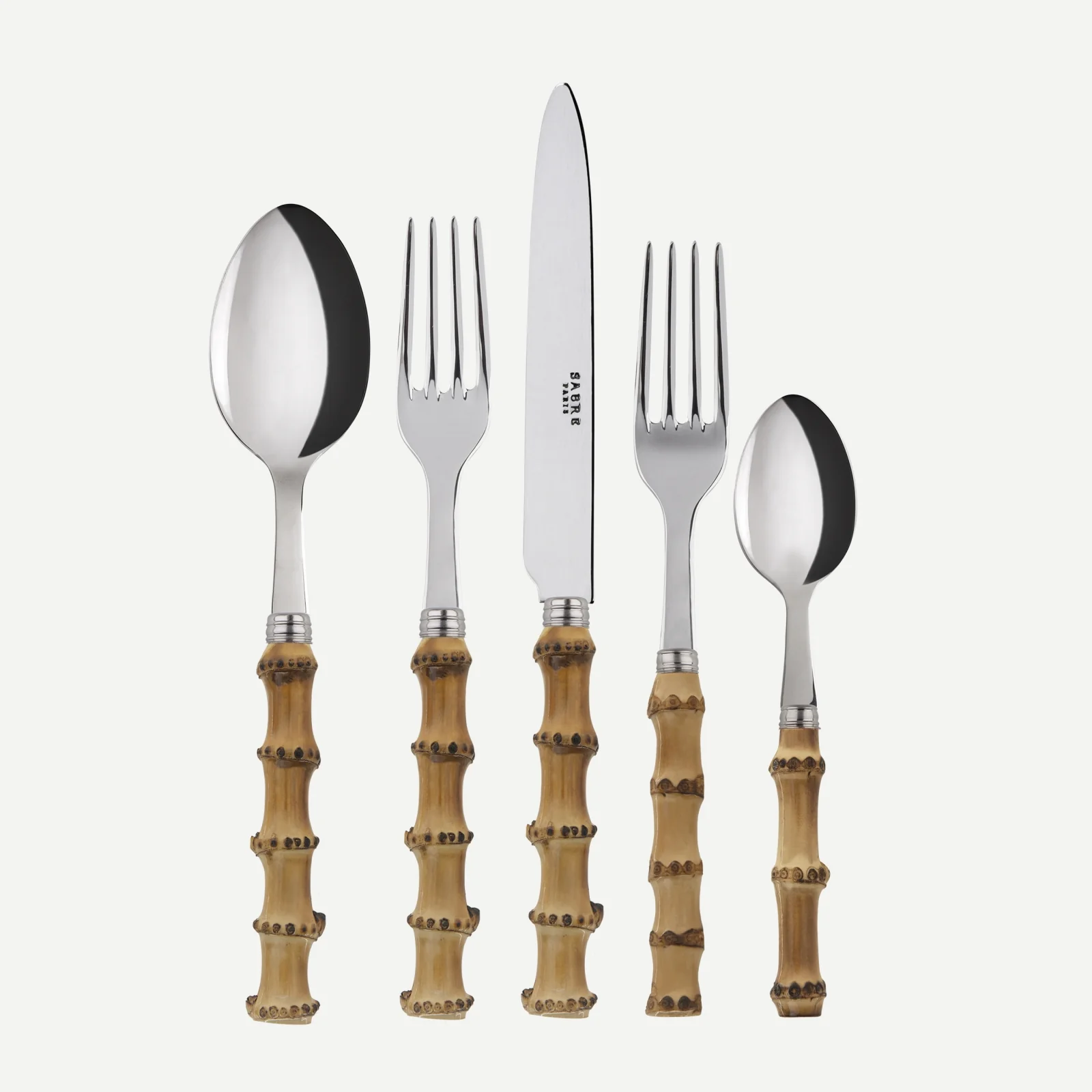 Panda, Bambou - Set de 5 couverts de table