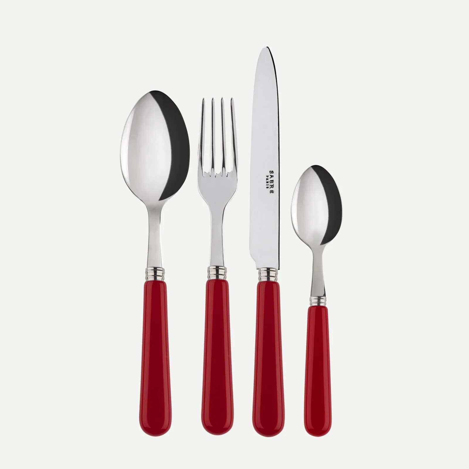 Pop, Bordeaux - Set de 4 couverts de table